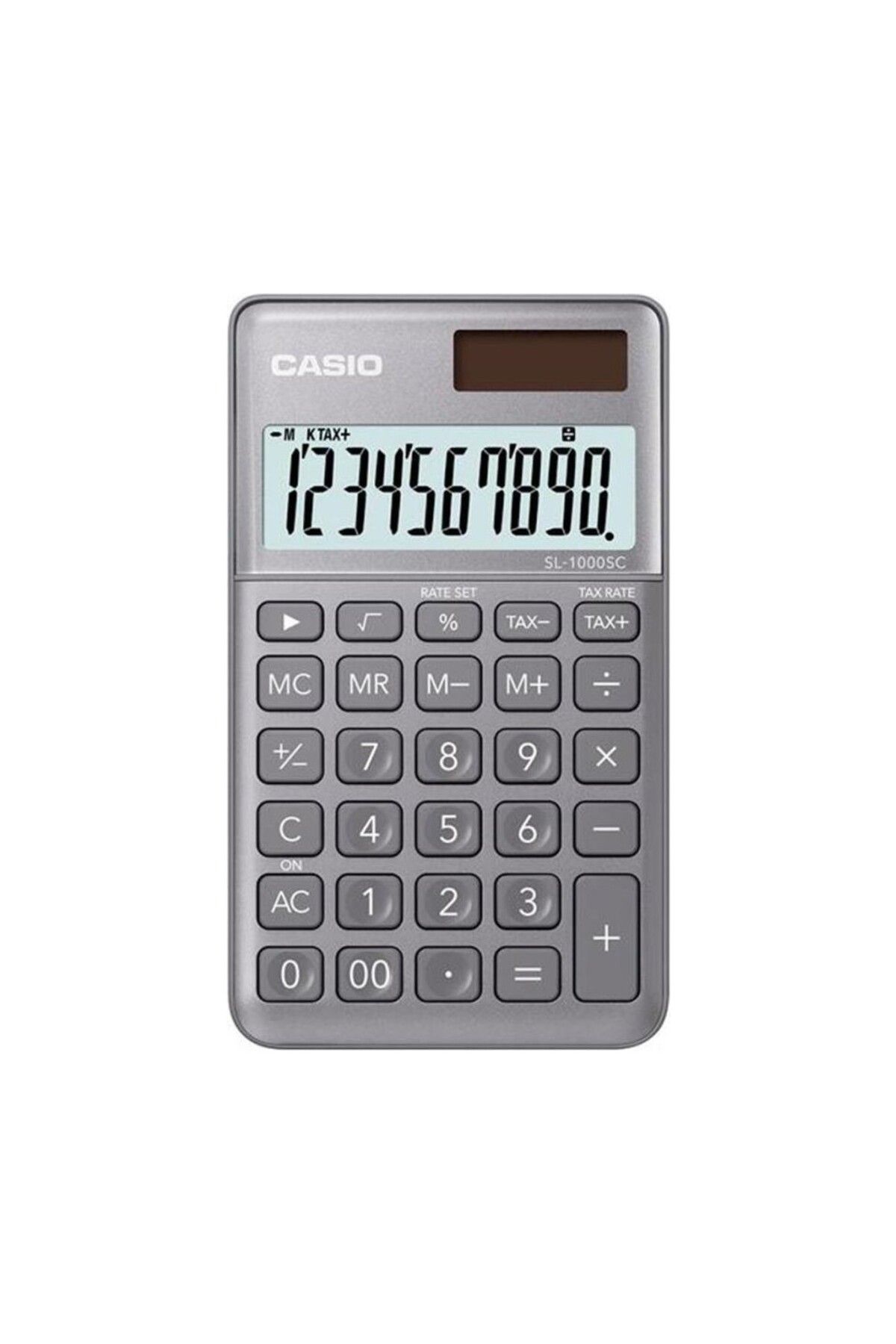 Casio Sl-1000Sc-Gy Cep Tipi 10 Hane Gri Hesap Makinesi