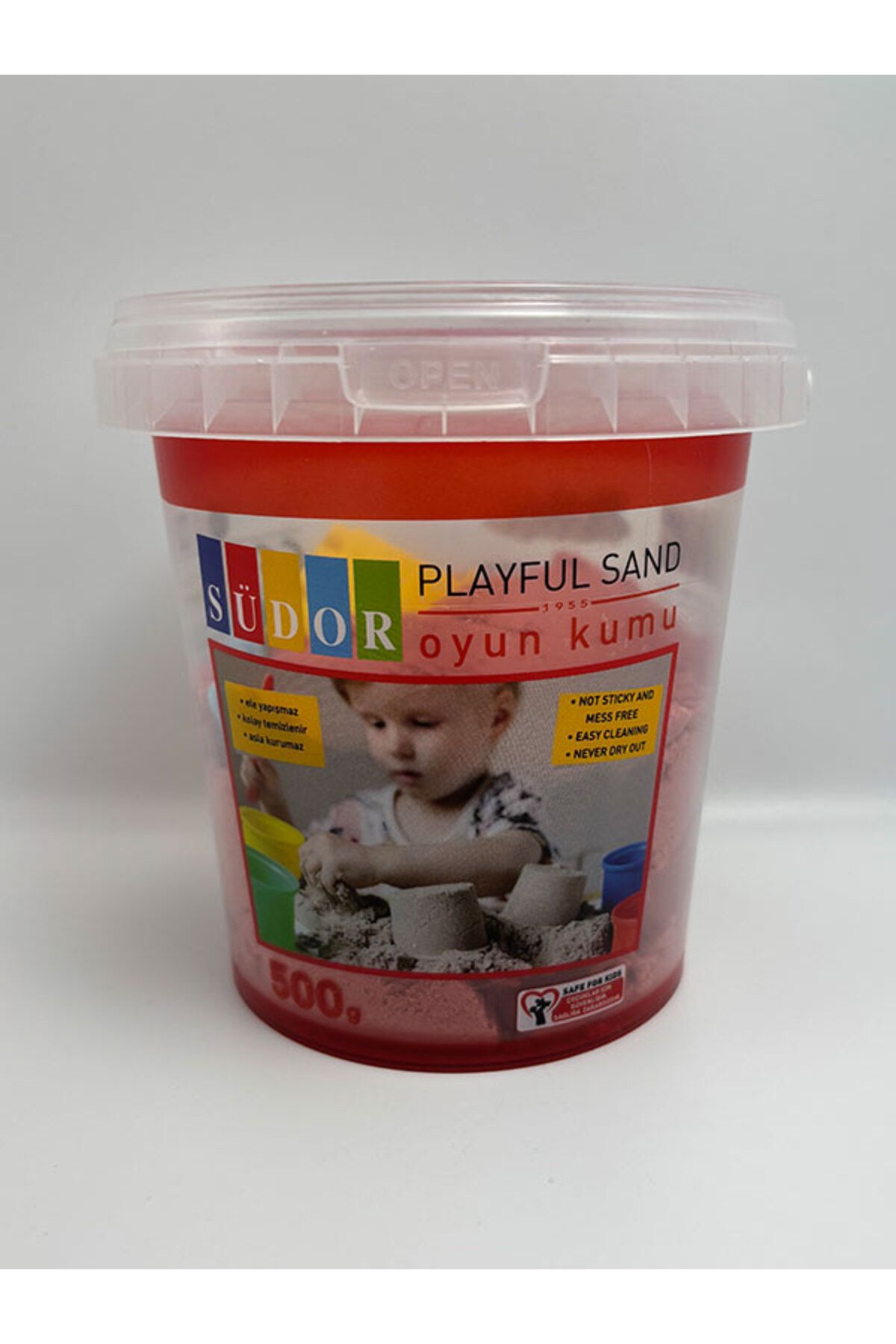 Südor Kinetik Kum Kırmızı Renk 500 gr