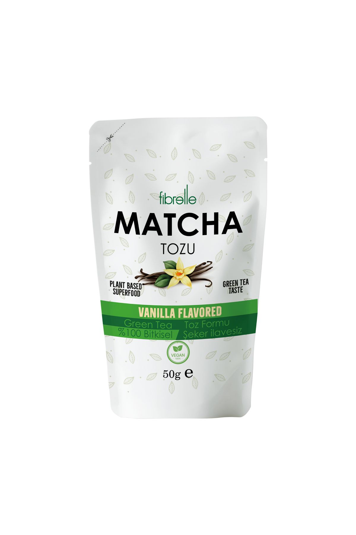 Fibrelle Matcha Vanilya Aromalı 50g