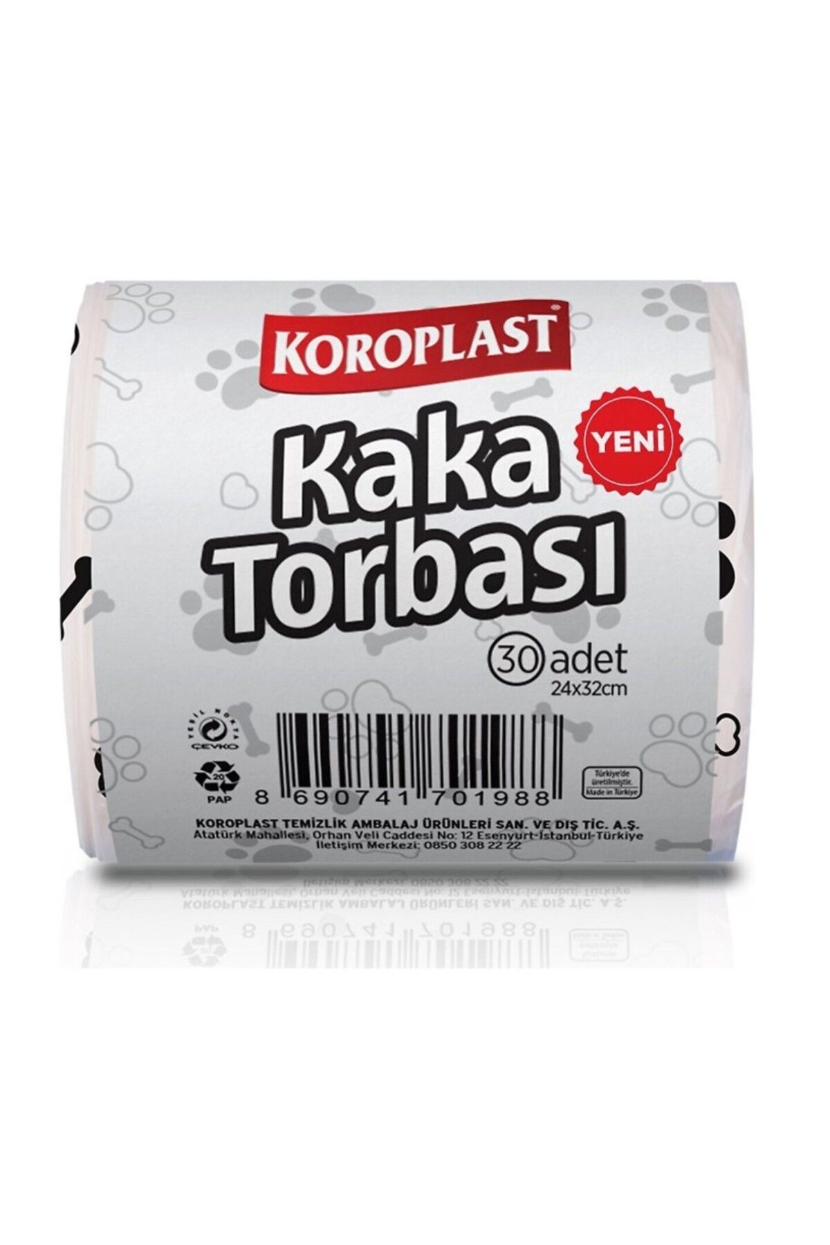 Koroplast Kaka Torbası 30 adet 24x32