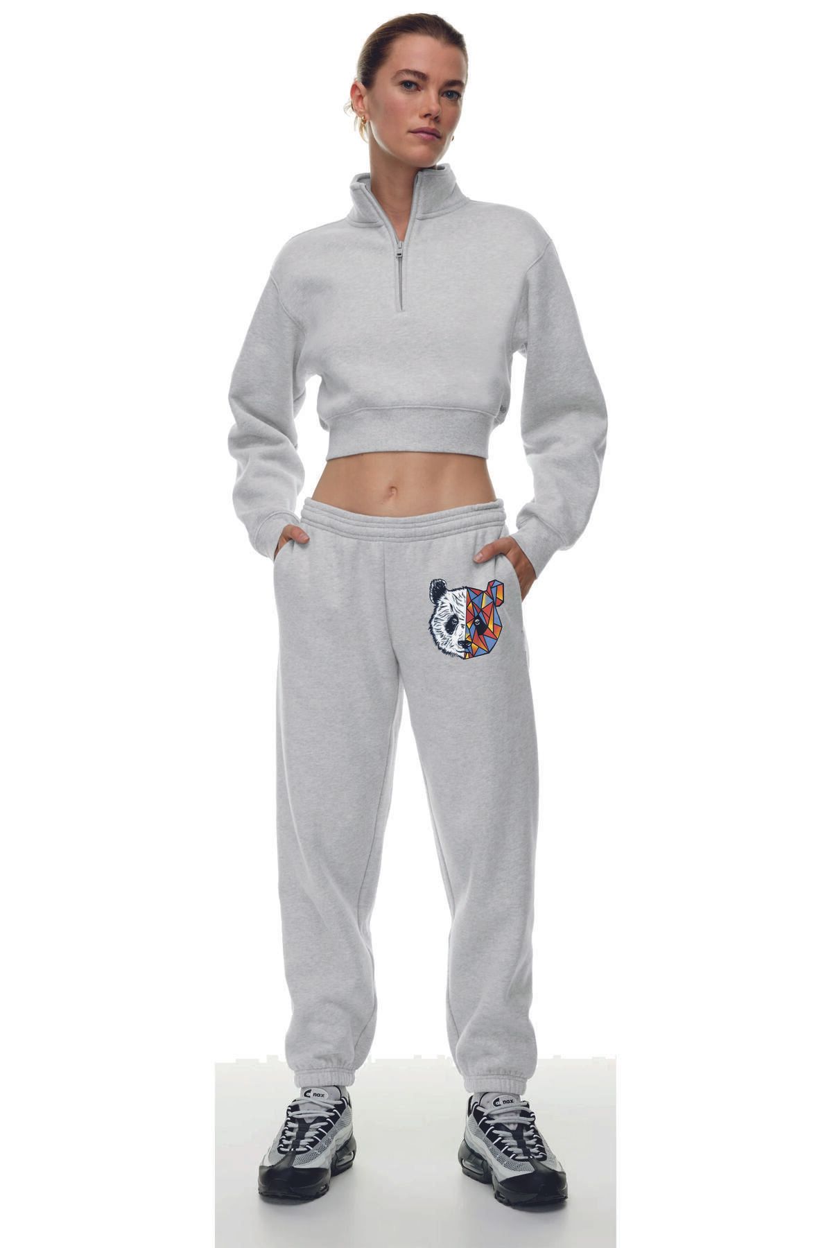 HOFFNUNG Jogger 3 Iplık Bıg Bear Coloured Şardonlu Eşofman Altı