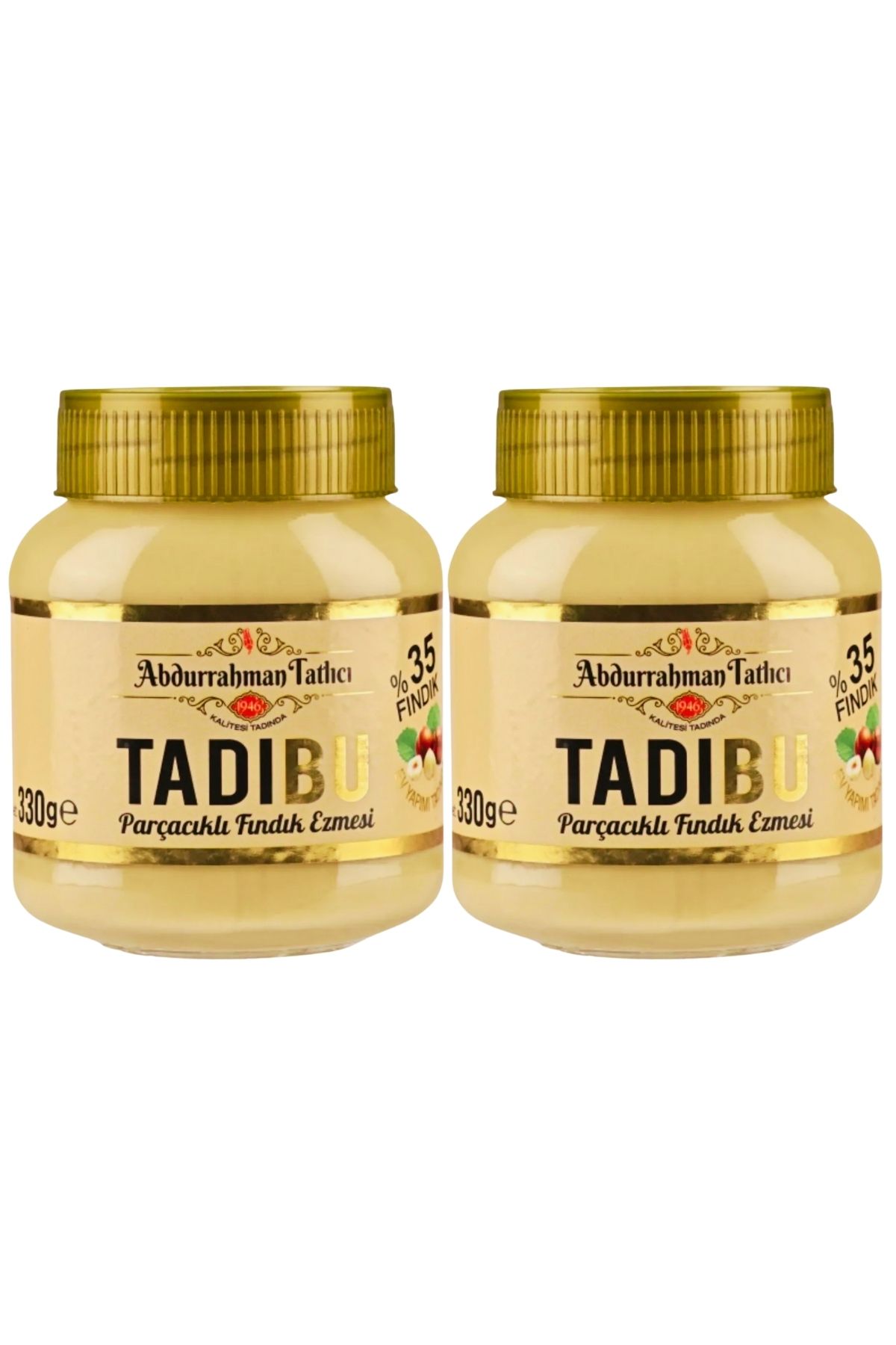 Abdurrahman Tatlıcı Abdurrahman Tatlıcı Tadıbu Parçacıklı Fındık Ezmesi 330 gr 2 li