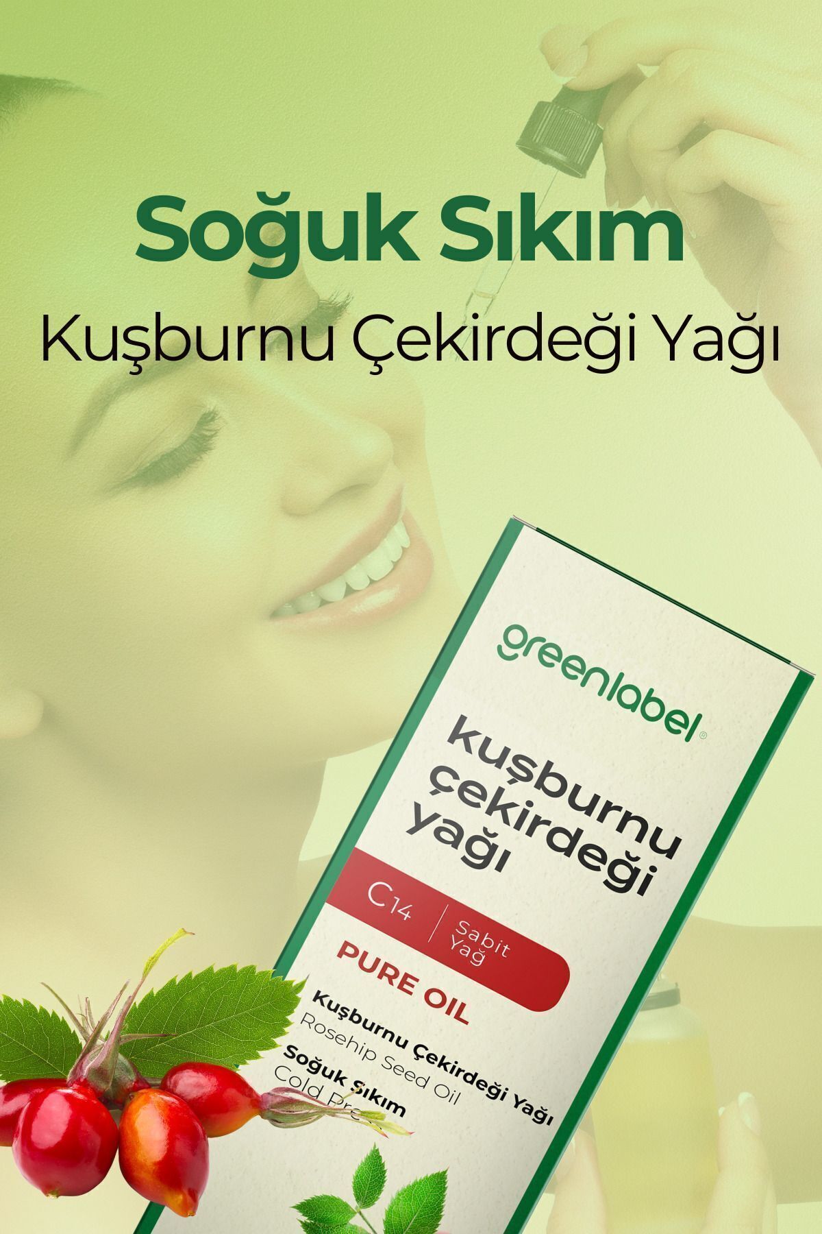 Kuşburnu Çekirdeği Yağı Soğuk Sıkım %100 Doğal Ve Saf 20ml — GLY-023 — تصویر 3 از 3