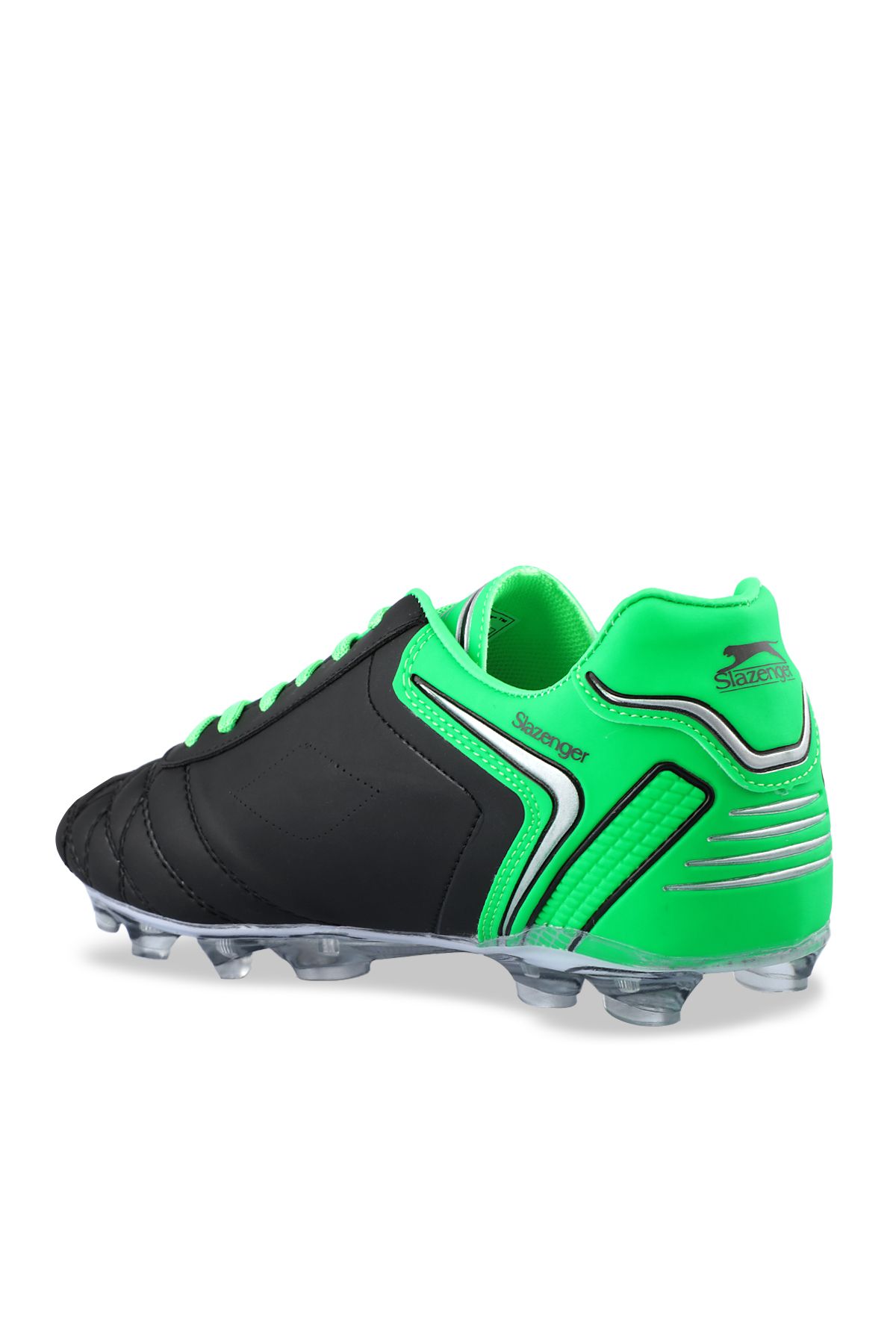 Slazenger Hugo Kr فوتبال پسران کفش گیره مشکی / سبز