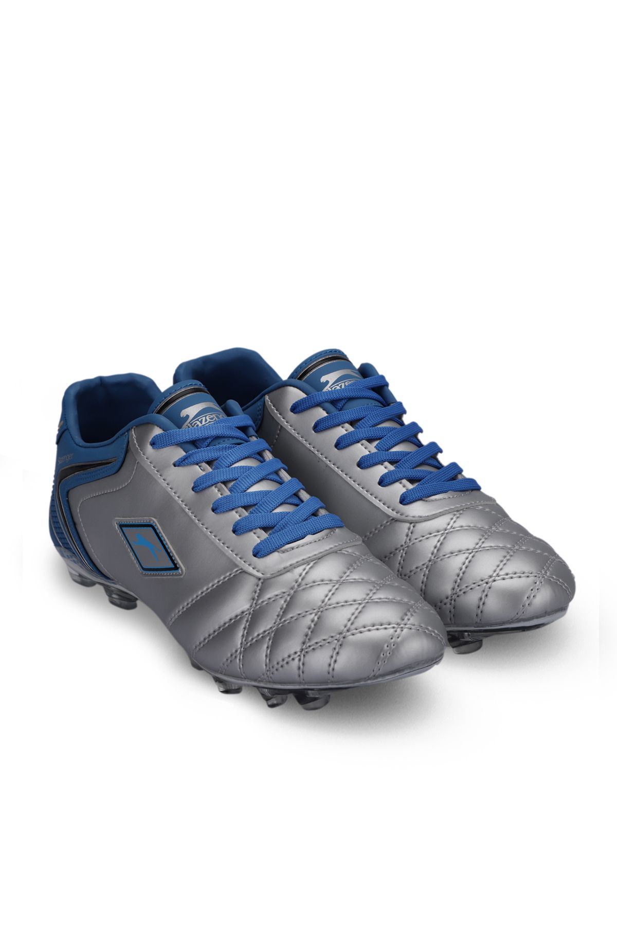 Slazenger Hugo Kr Football Boys Cleats کفش خاکستری/آبی