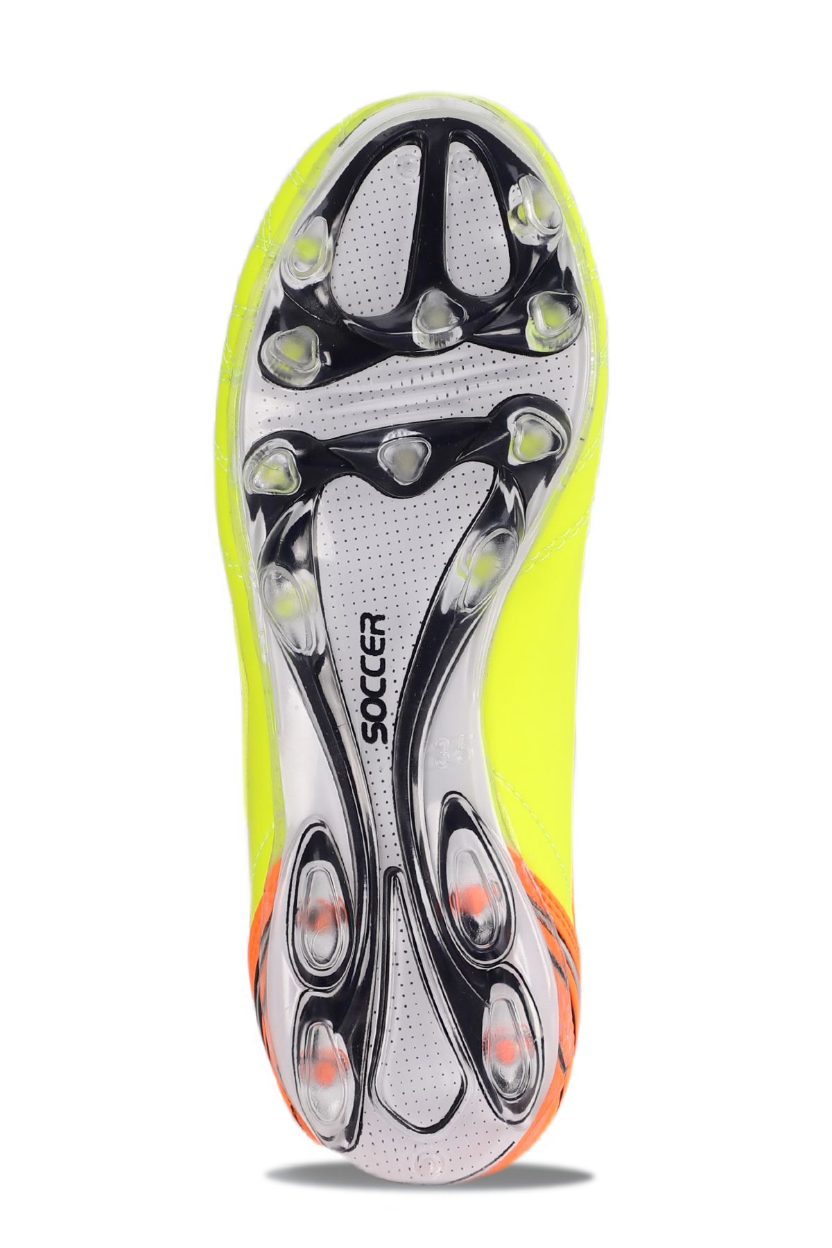 Slazenger-Yellow and Red Astroturf Shoes for Boys 7