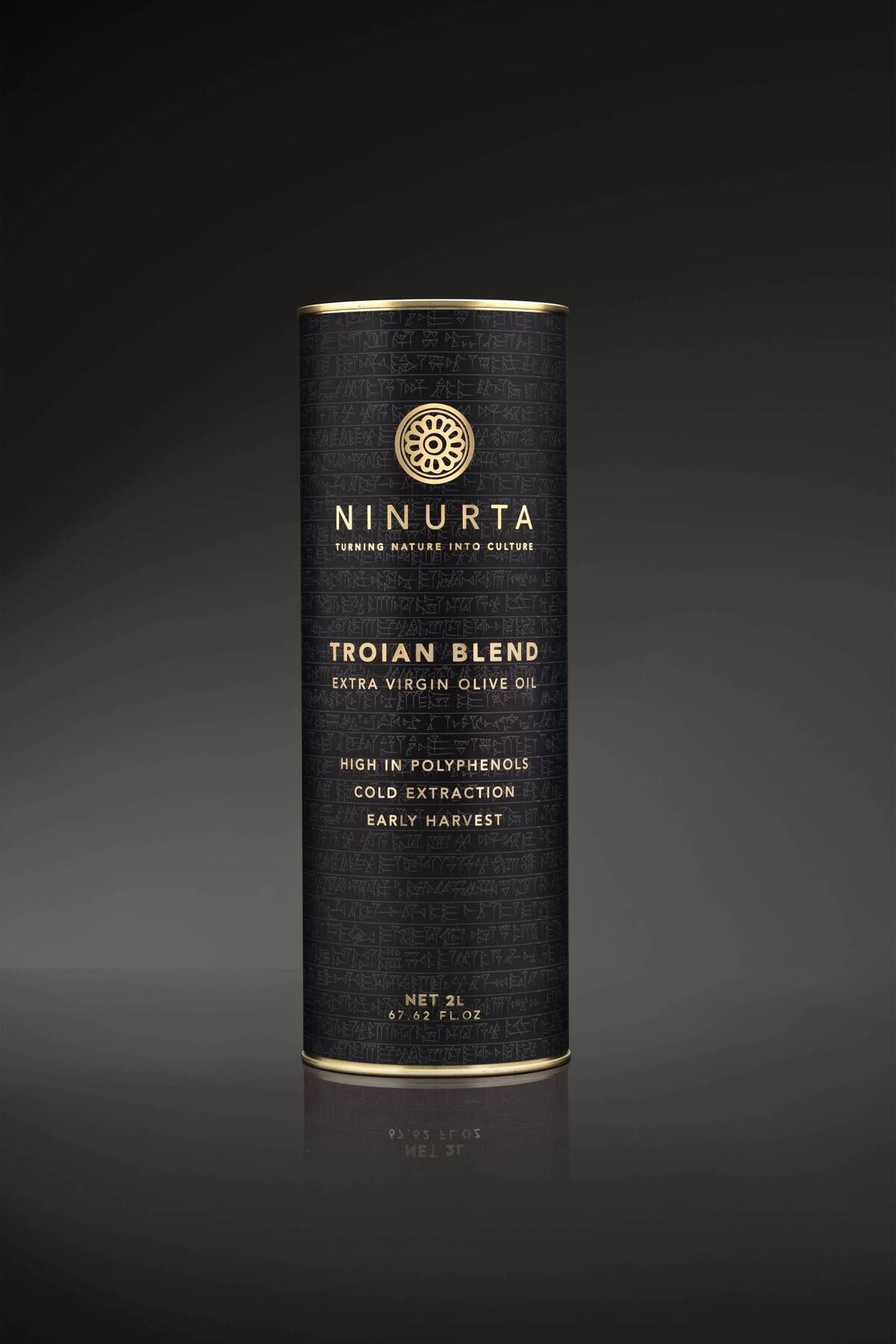 NİNURTA Troian Blend Premium Erken Hasat Soğuk Sıkım Natürel Sızma Zeytinyağı 2lt