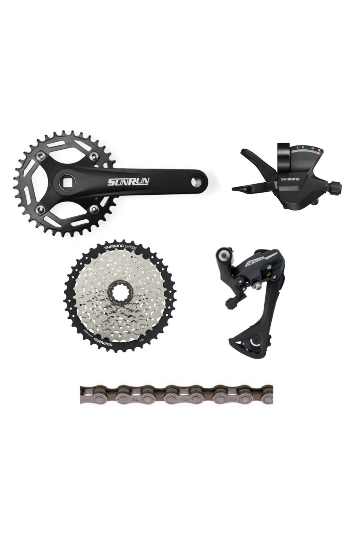 Shimano 1x8 Vites Bisiklet Vites Takımı