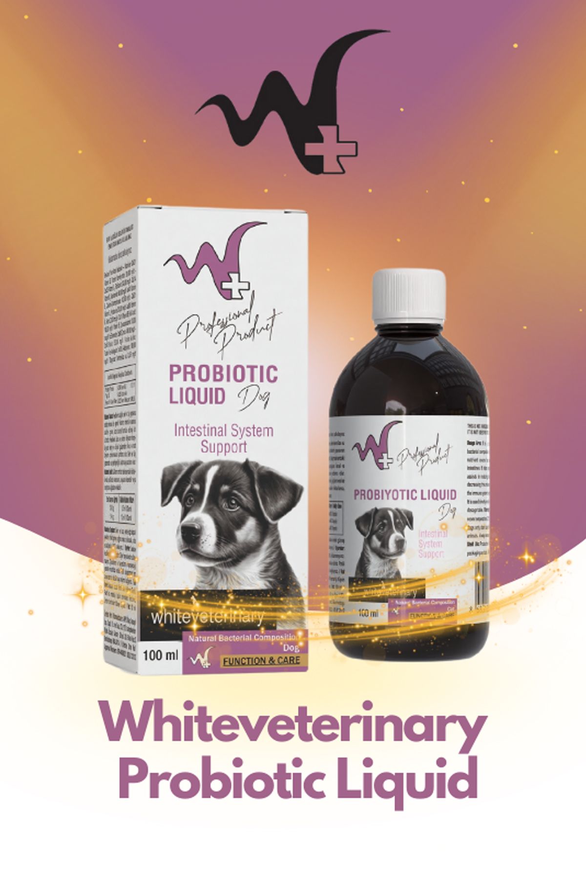 WhiteVeterinay Köpekler İçin Sindirim Sistemi Destekleyici Probiyotik Liquid 100 ML