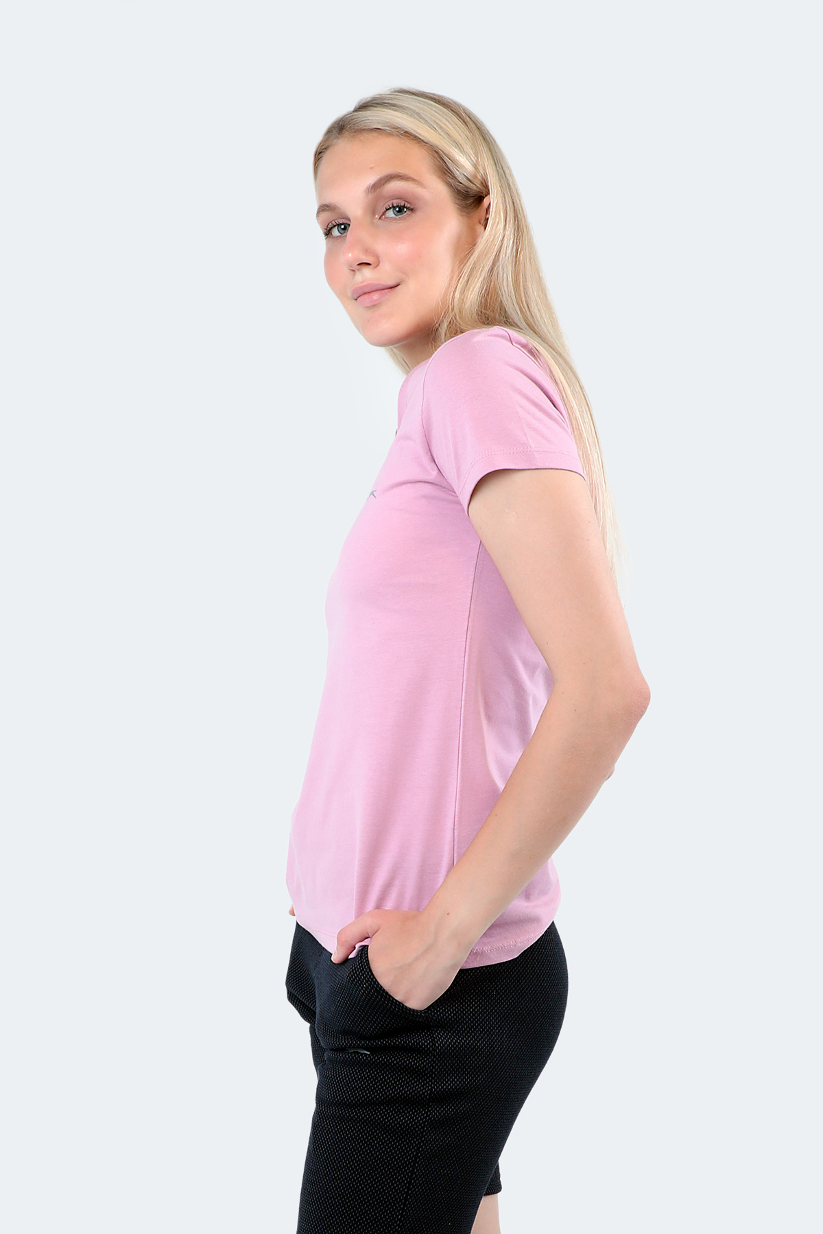 Slazenger  Rebell I Kadın Tişört Pembe - Görsel 5