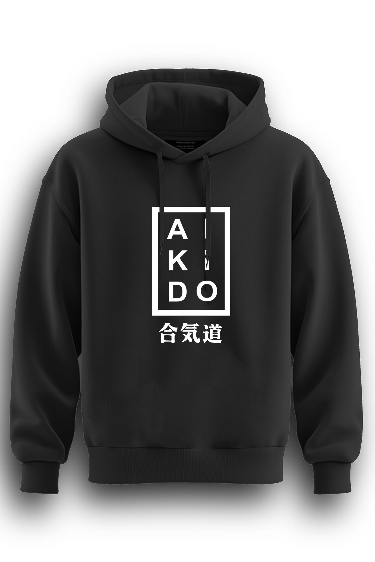 TOP GLORY Aikido Sweatshirt Kapüşonlu 3 İplik Hoodie Sweat Shirt Aikido2001