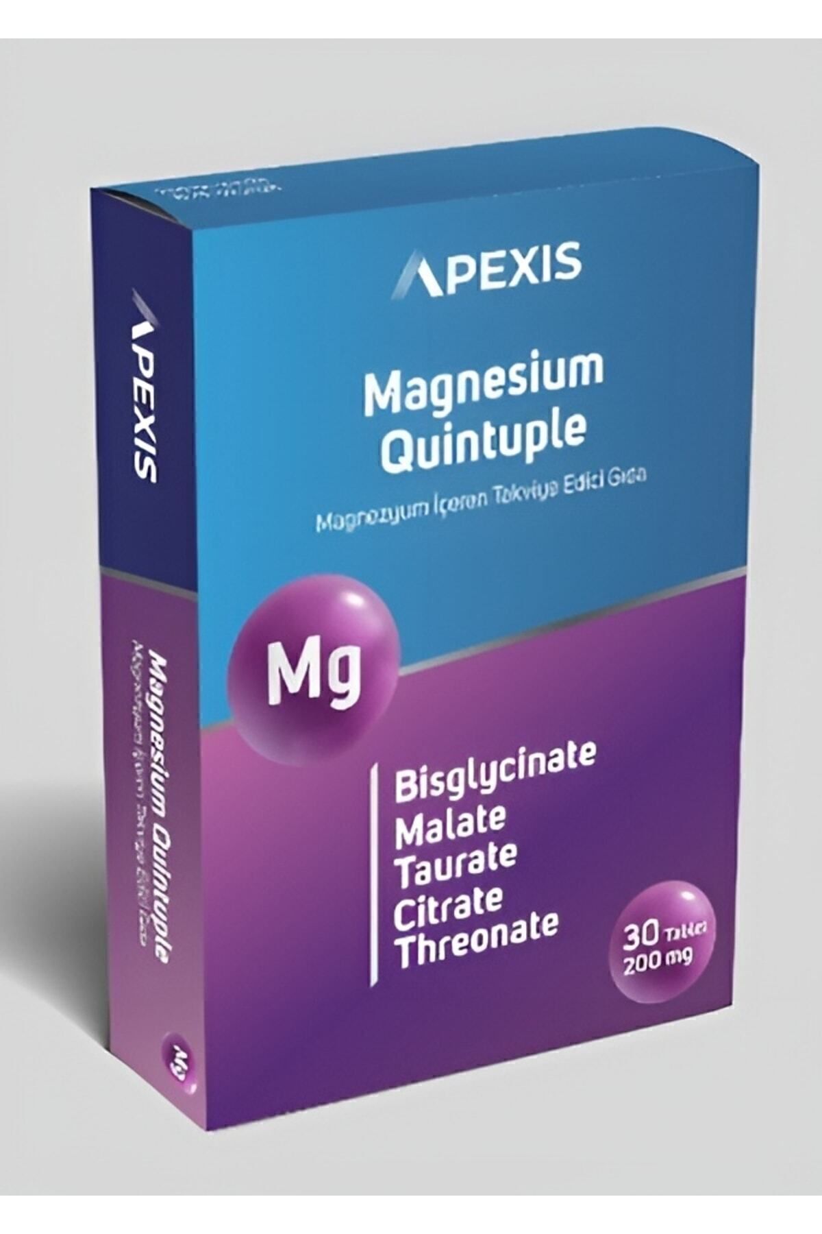 Apexis-Magnesium Quintuple - 30 Tablets 1