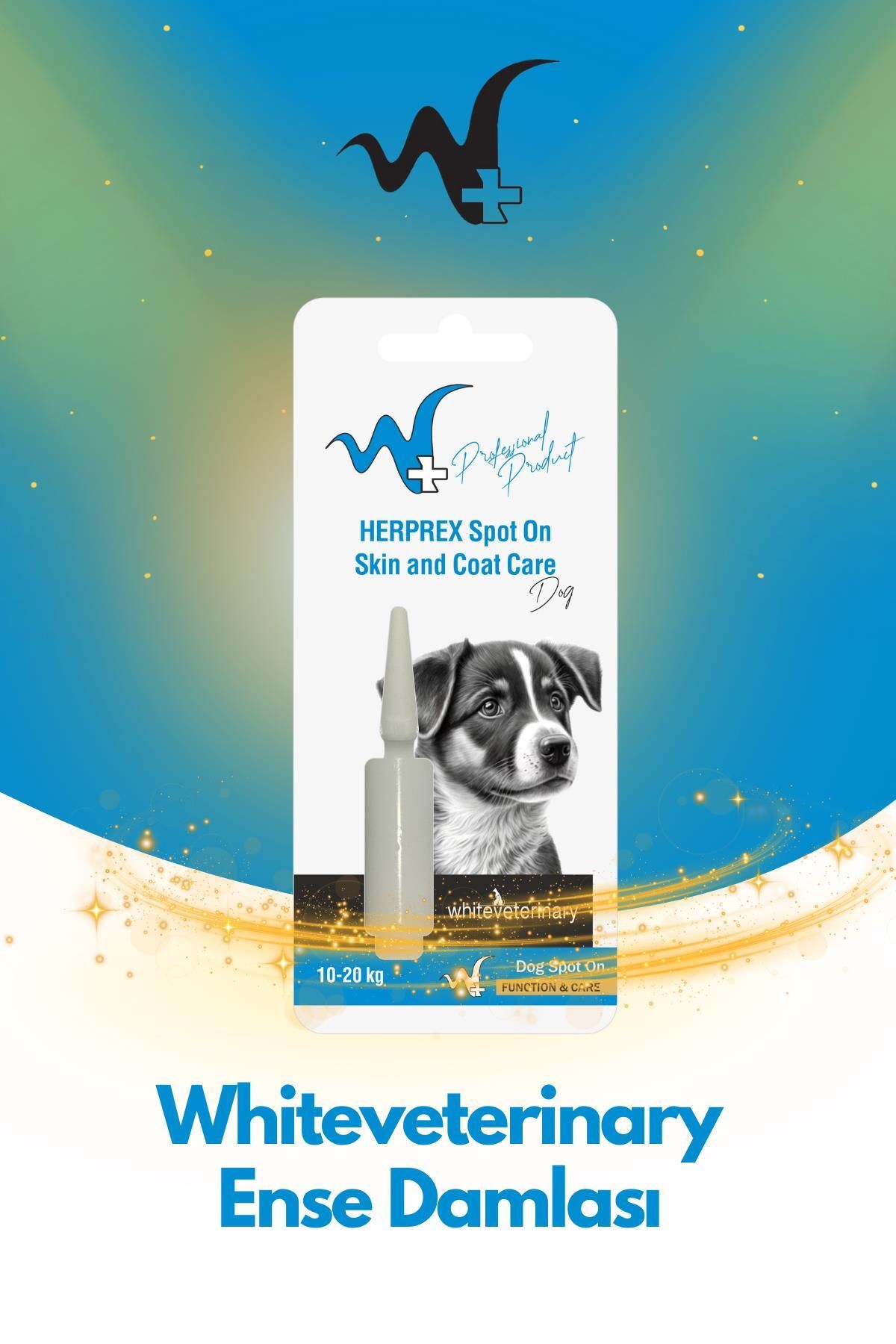 WhiteVeterinay Köpek Damlası Bit Ve Pire 10-20 Kg 1ml