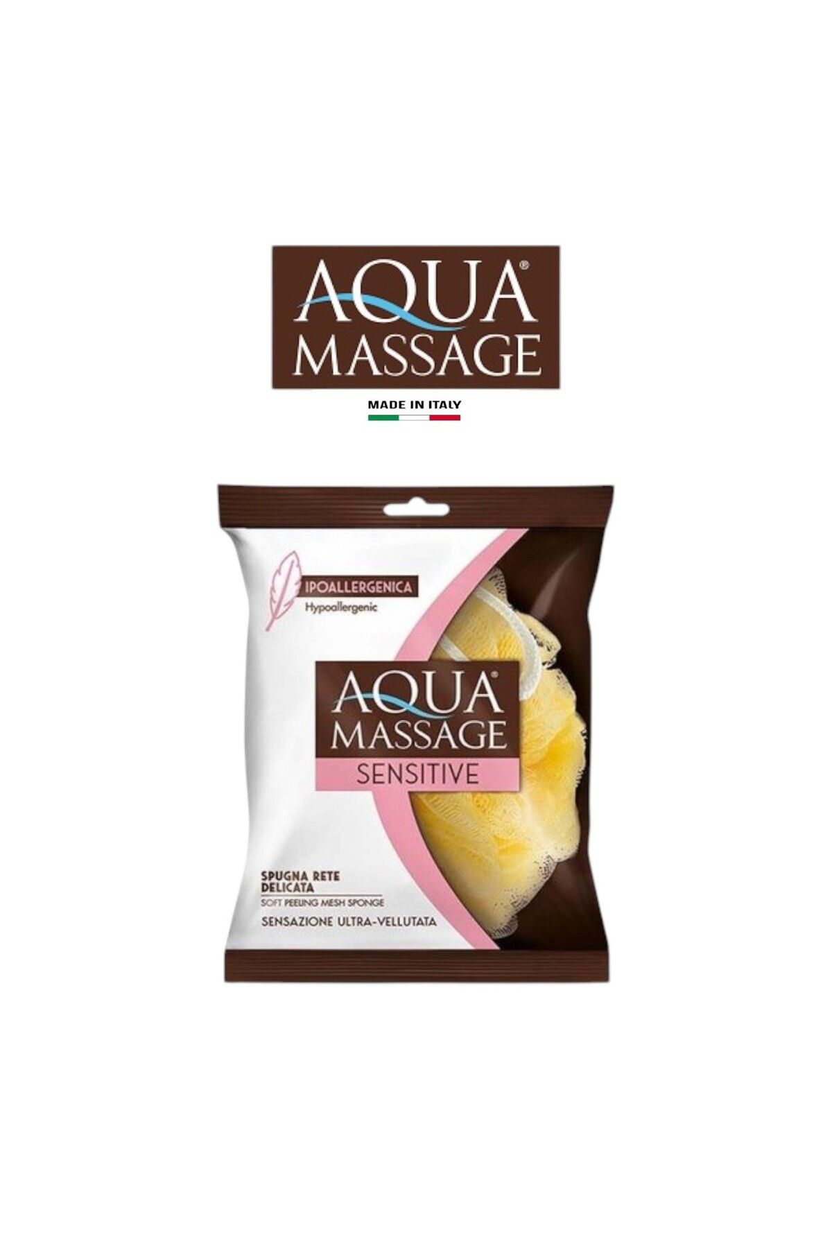 Aqua Massage-Hypoallergenic Soft Bath Sponge – Gentle Mesh Texture, Ideal for Daily Use 1