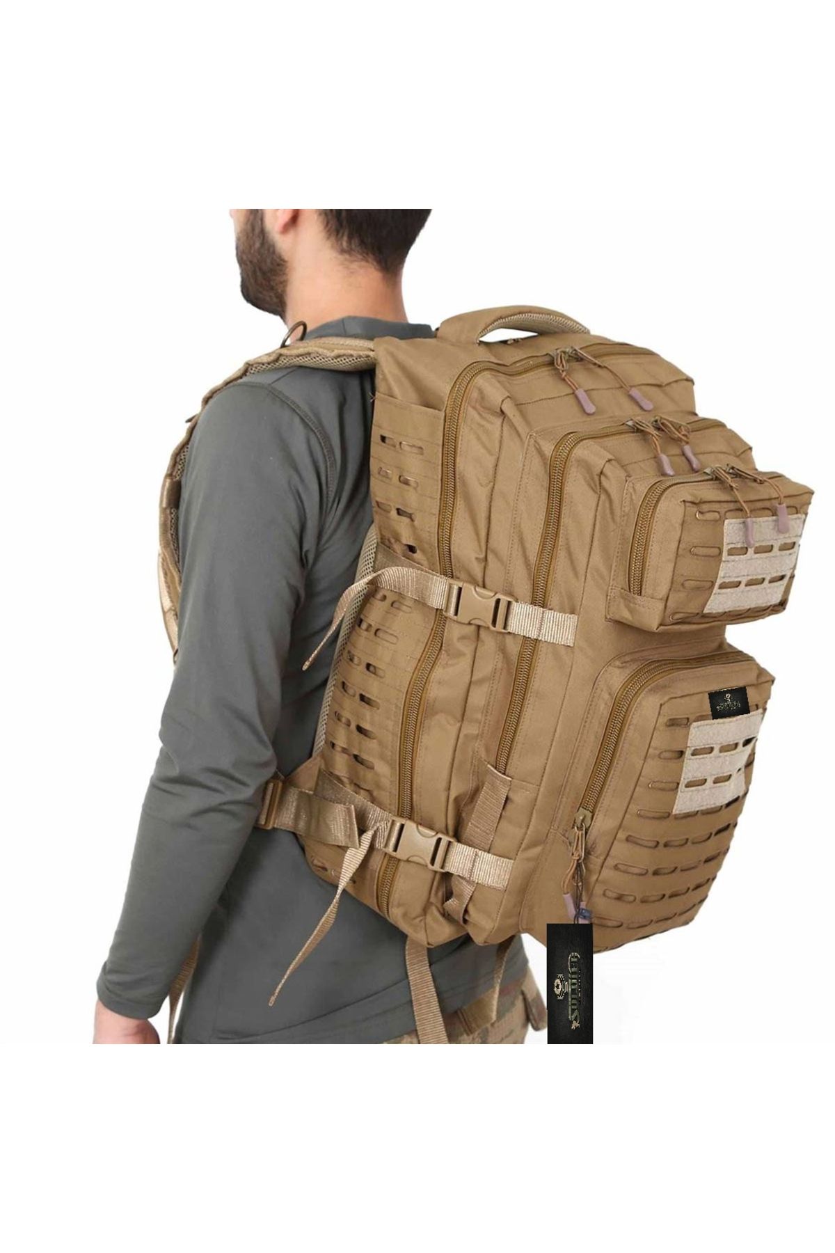 Soldier Salute Taktik Outdoor Sırt Çantası Lazer Kesim