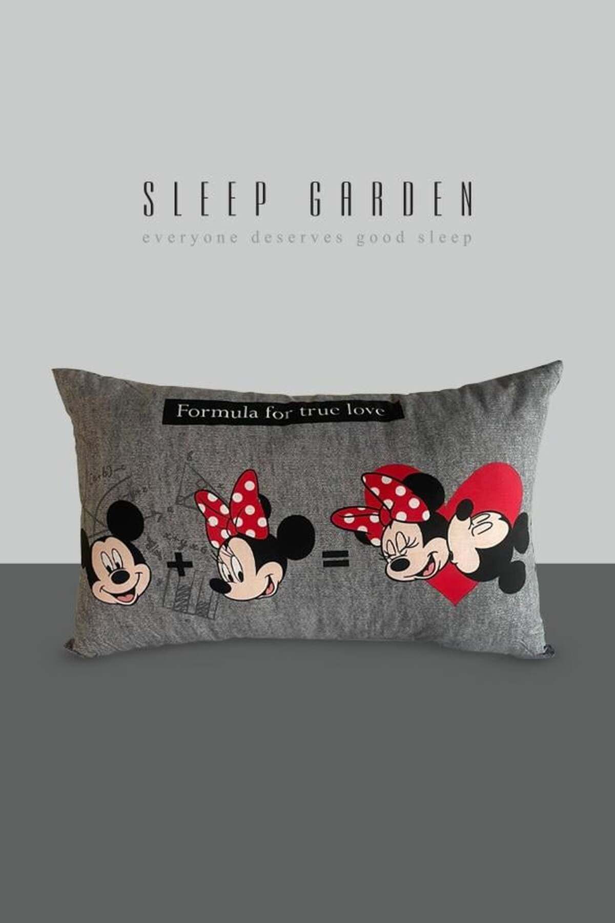 Sleep Garden Kalpli Mickey Mouse-Minnie Mause Yastık 40x65