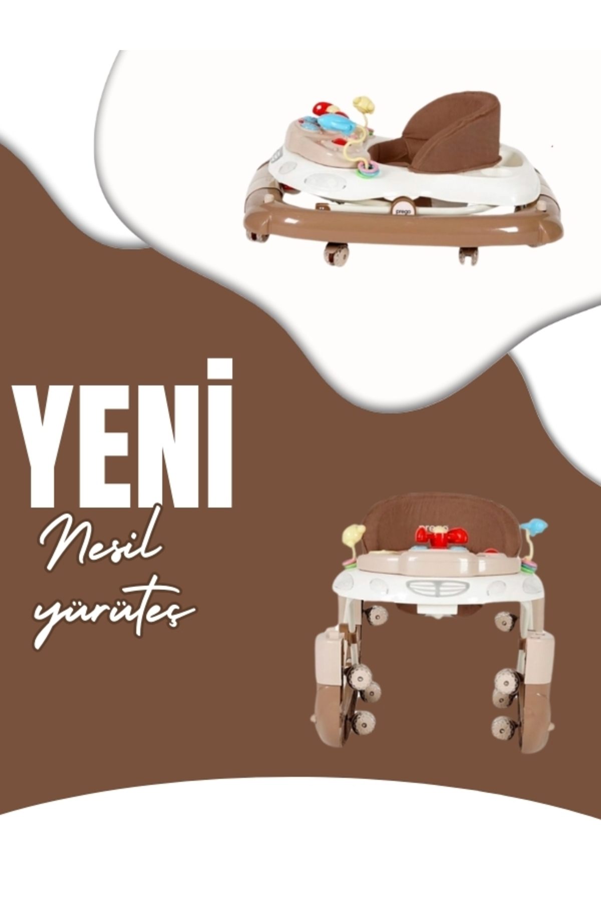 modabebekler Yeni nesil Sallanan slikon tekerlekli bebek 2024 yürüteci fotoğrafı 2 (önizleme)