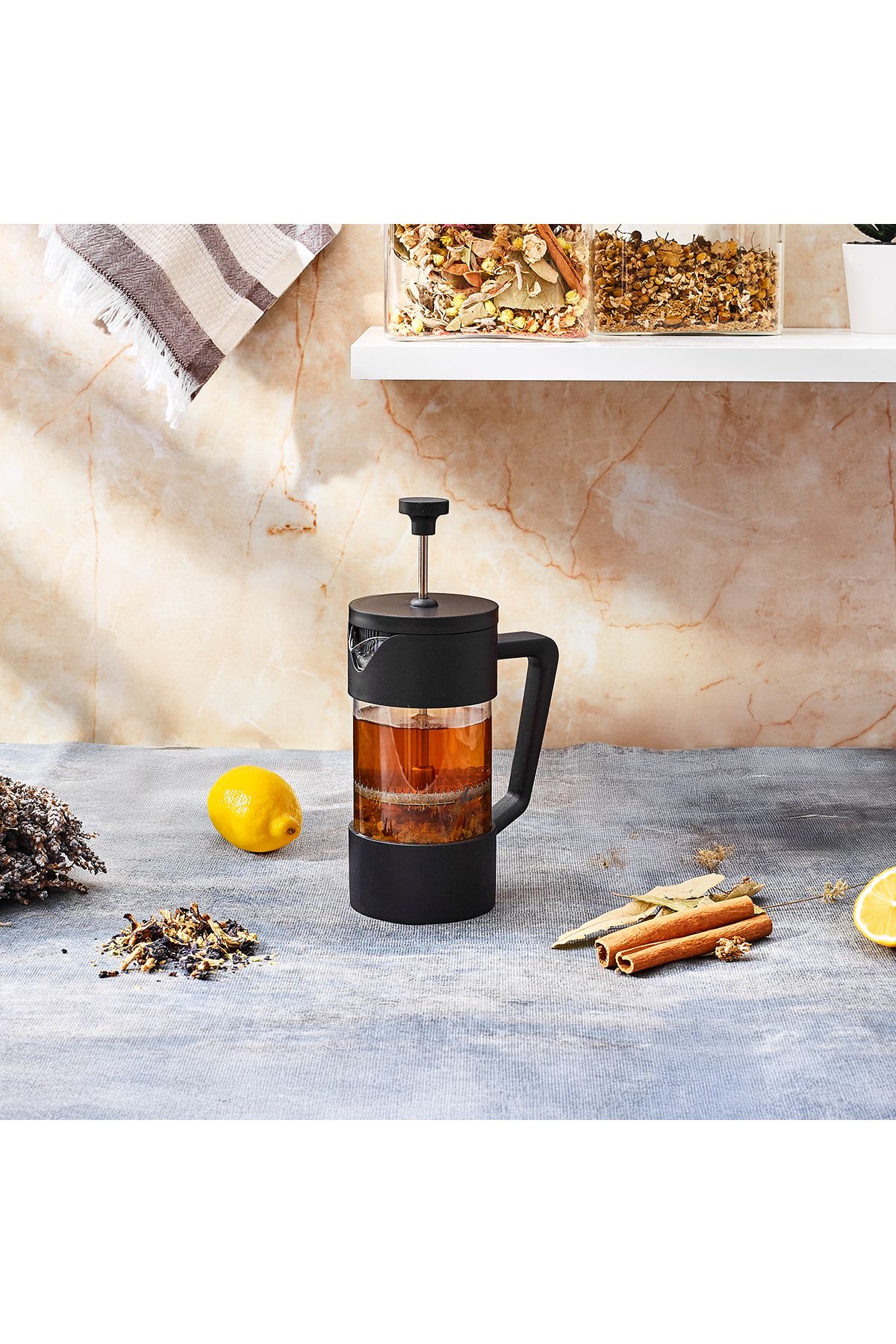 Aryıldız Doppio Black French Press 350 ml