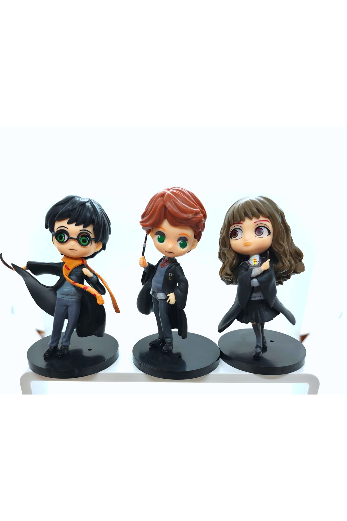 Dek Toy Store Harry Potter, Hermione Granger ve Ron Weasley Chibi Figür Seti (10 cm) – Koleksiyonluk Karakterler