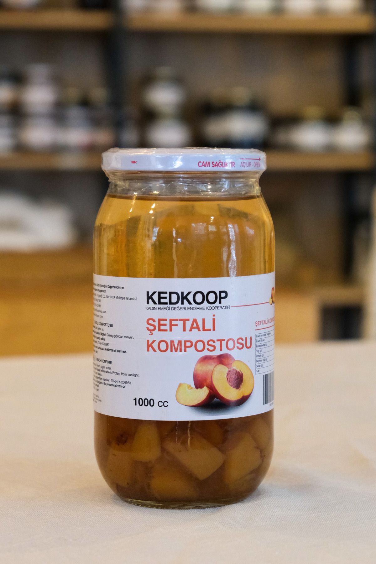 kedkoop ŞEFTALİ KOMPOSTOSU 1 LT