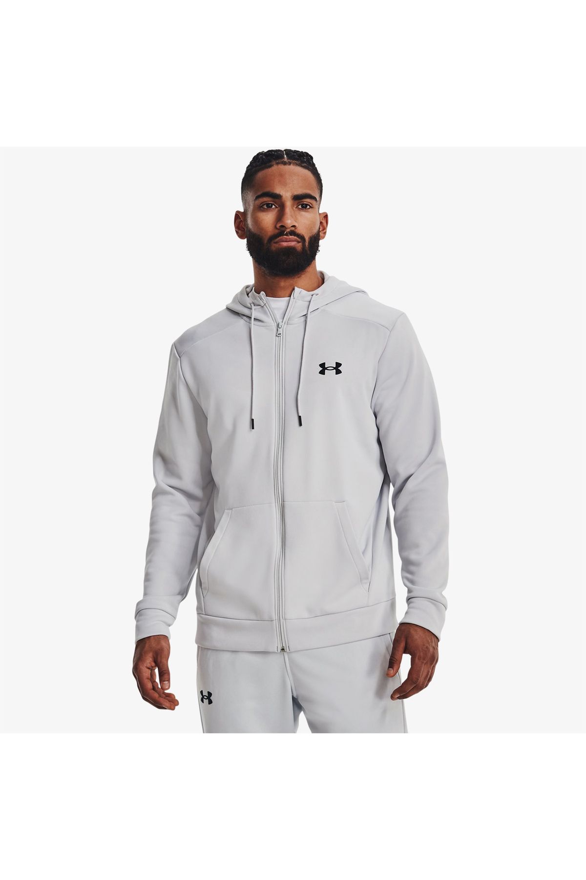 Under Armour-Мъжки сив ежедневен суитчър от полар 1