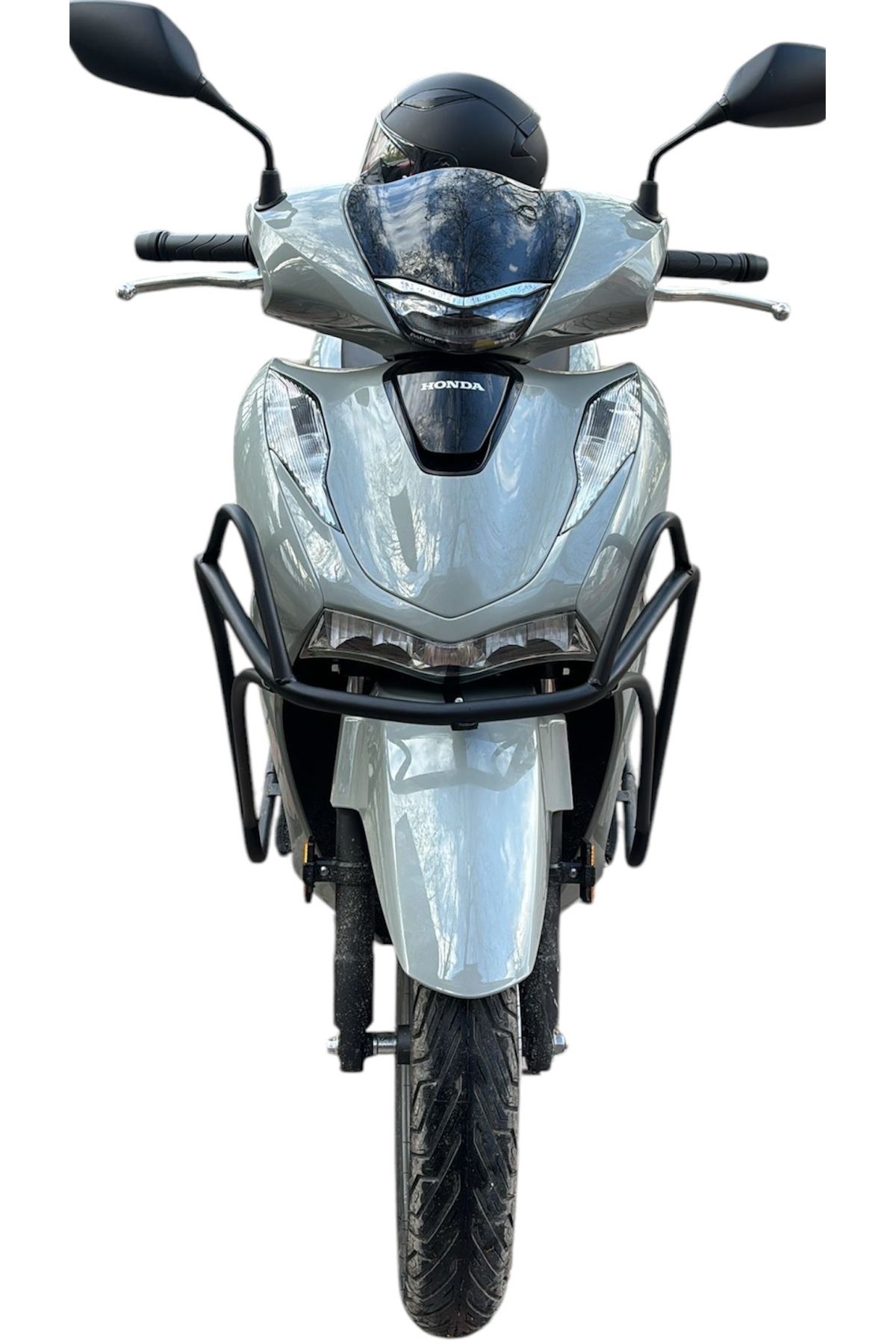 Motohat Motosiklet Honda Sh 125 Koruma Demiri (21’lik KALIN BORU ÖN ARKA SET) (VİDA SETİ DAHİL