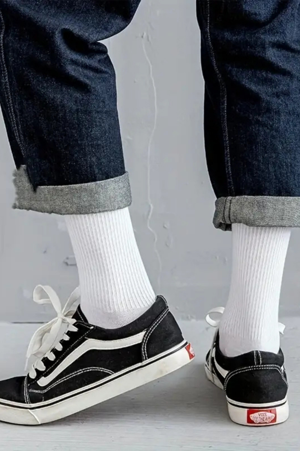 Düz Tenis Kolej Çorabı Seti — görsel 2 · A181222