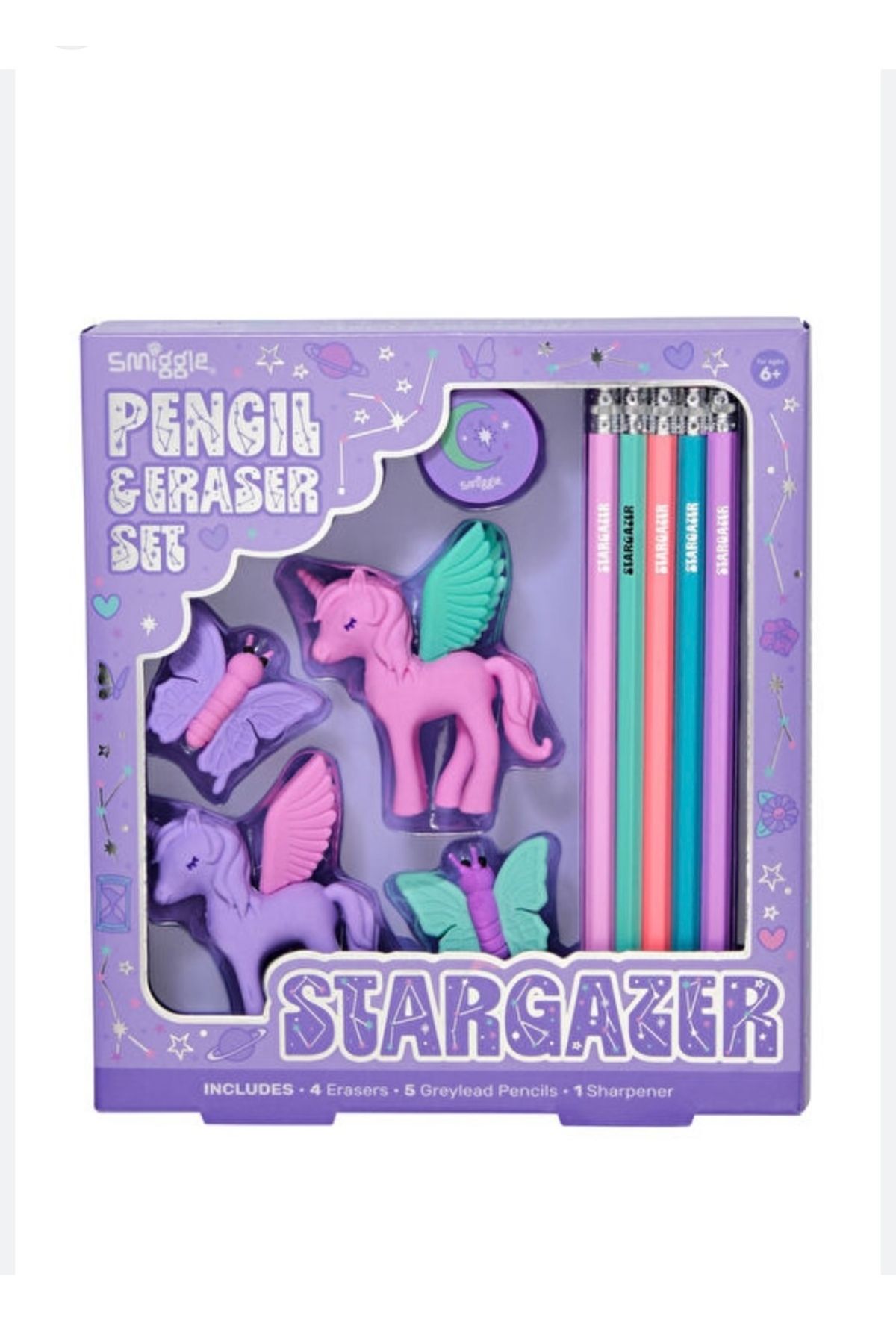 SMIGGLE -Vision Silgili Ve Kalemli Kutulu Set