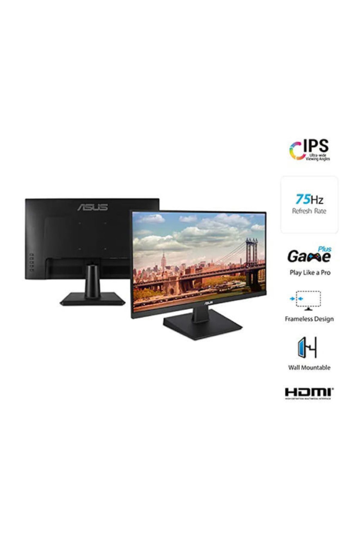 ASUS-23.8-Inch Full HD Eye Care LCD Monitor 4