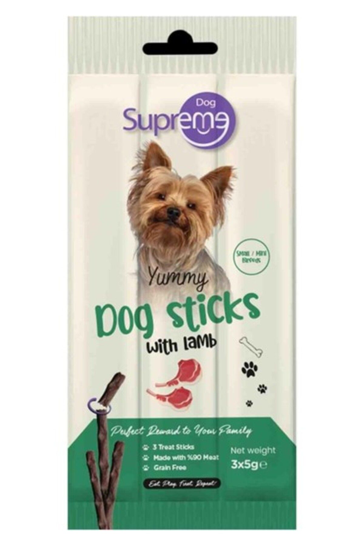 Orqinel Supreme Dog Kuzu Etli Köpek Ödül Çubuğu 3X5GR