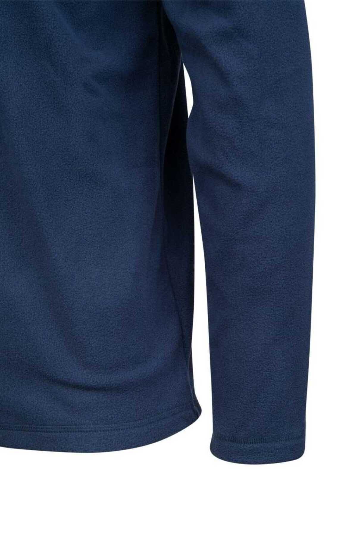 2AS-Cedric Men's Half Zipper Thin Fleece Sweatshirt 4