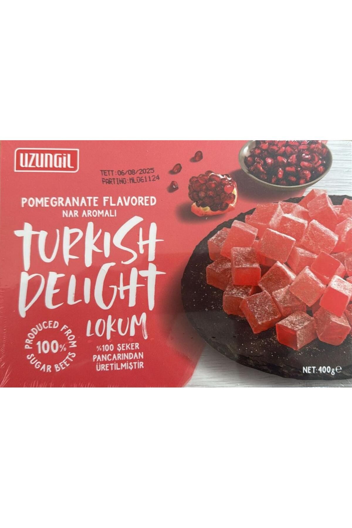 Uzungil nar aromalı lokum 400 gr