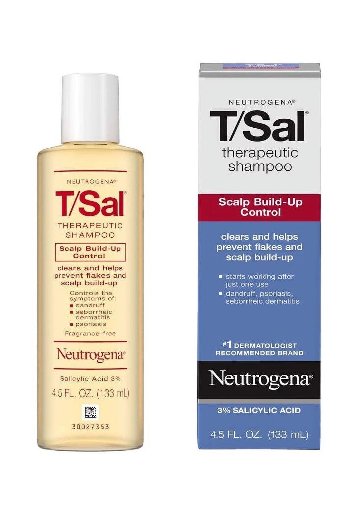 Neutrogena-T/Sal Therapeutic Shampoo - Scalp Build-Up Control 133 ml 1