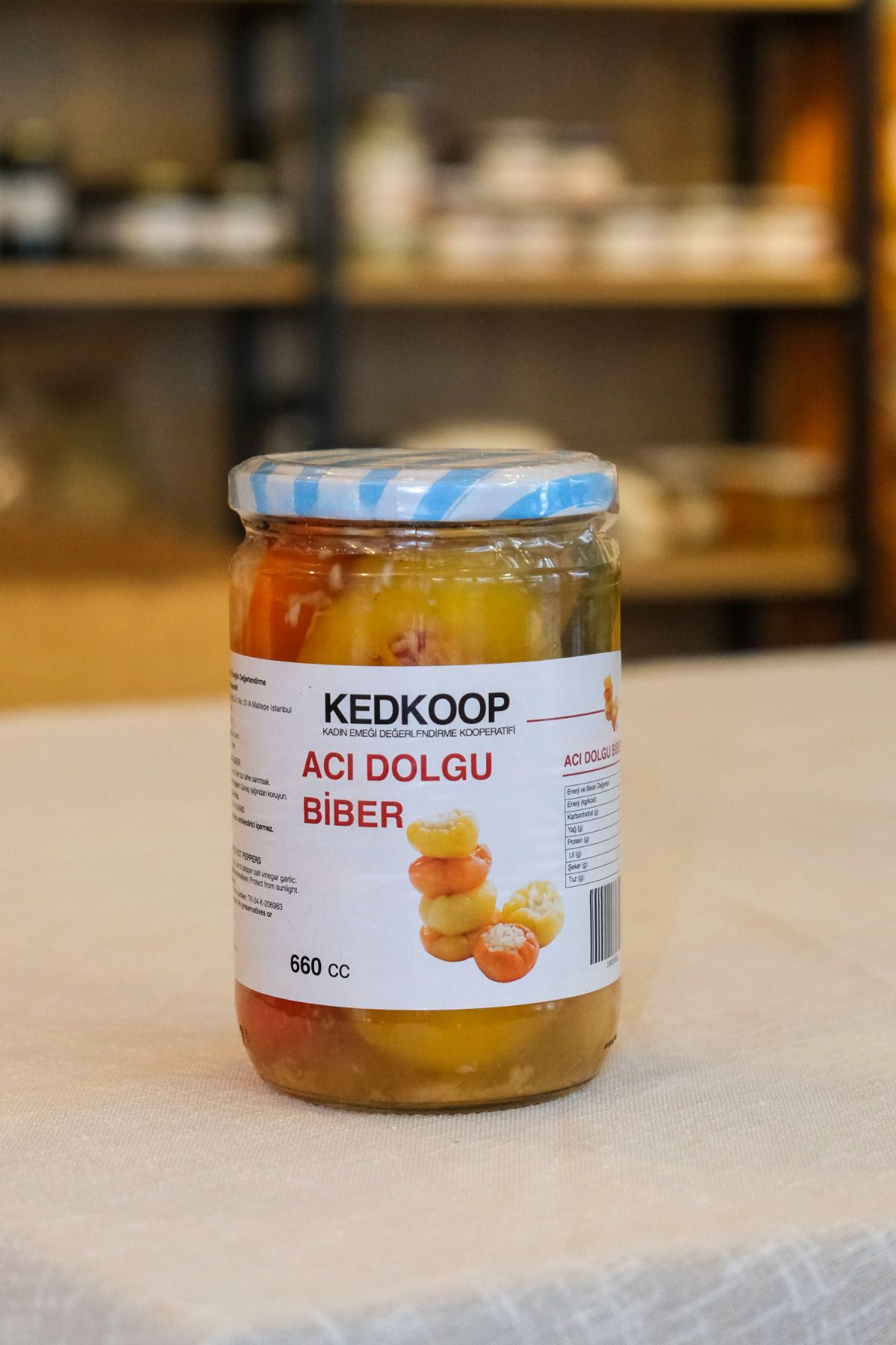 kedkoop ACI DOLGU BİBER TURŞUSU 660 CC