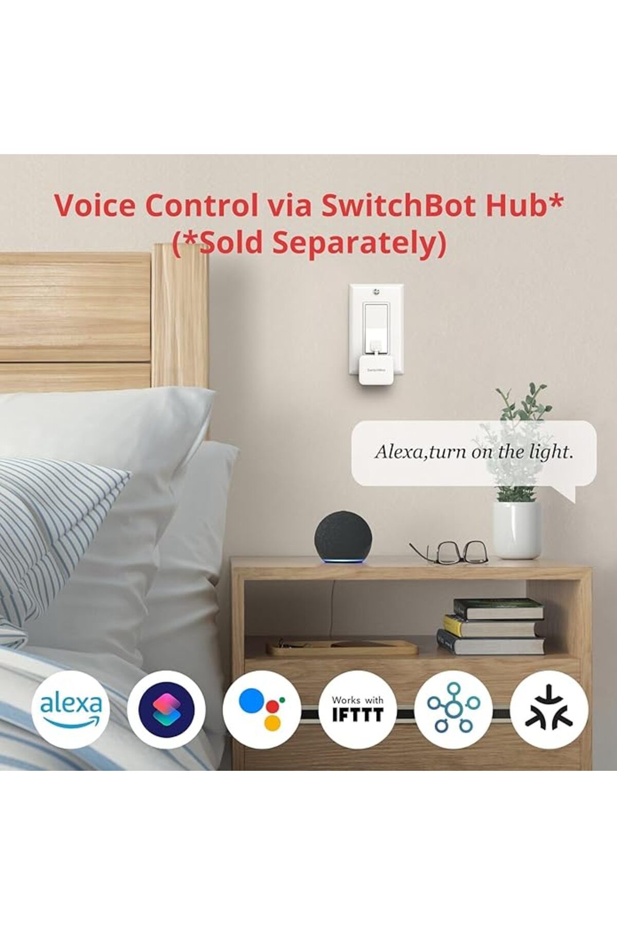 SwitchBot-Smart Bot Voice or App Controlled Mechanism for Switches and Buttons 4
