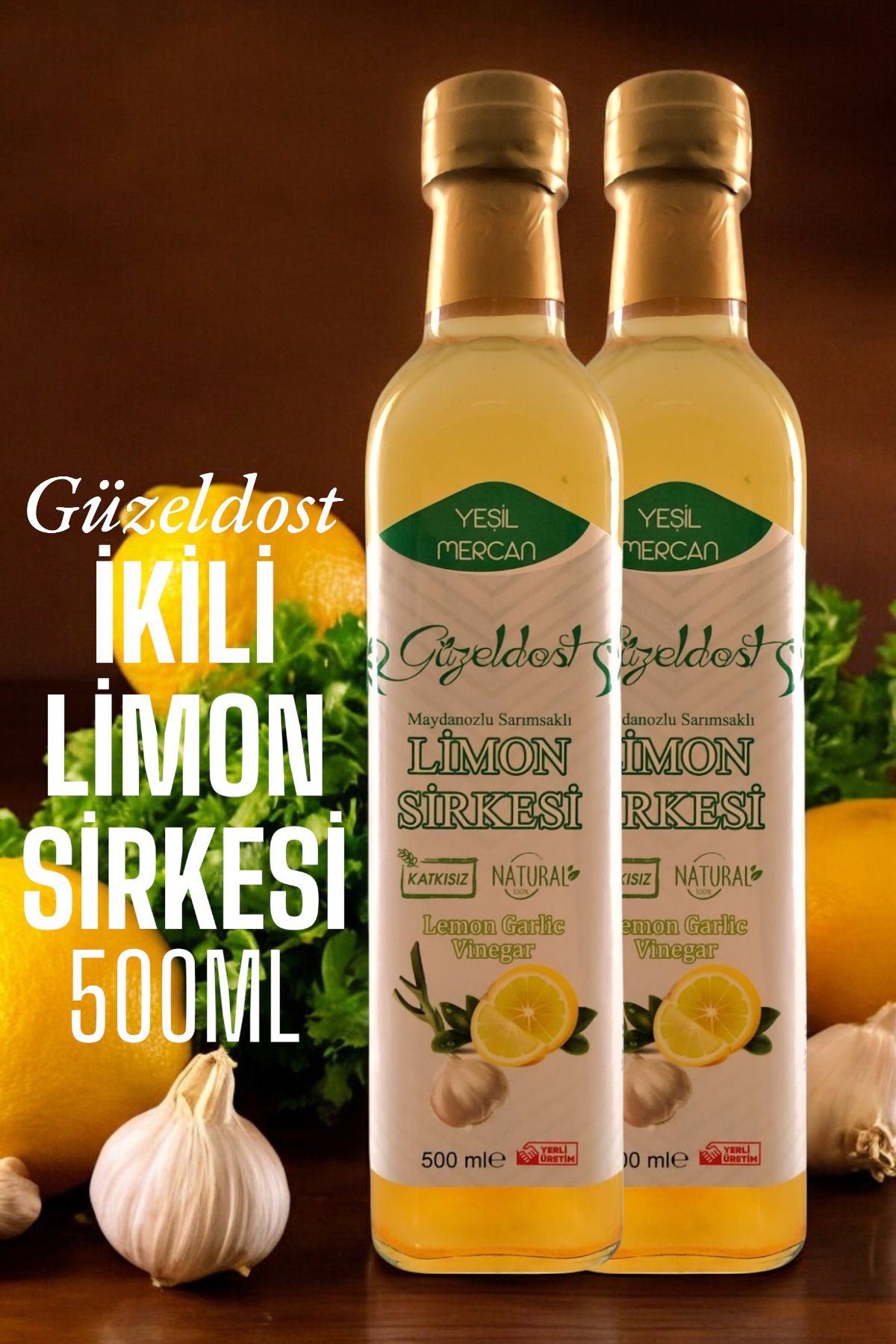 Güzeldost İkili Limon Maydanoz Sarımsak Sirkesi