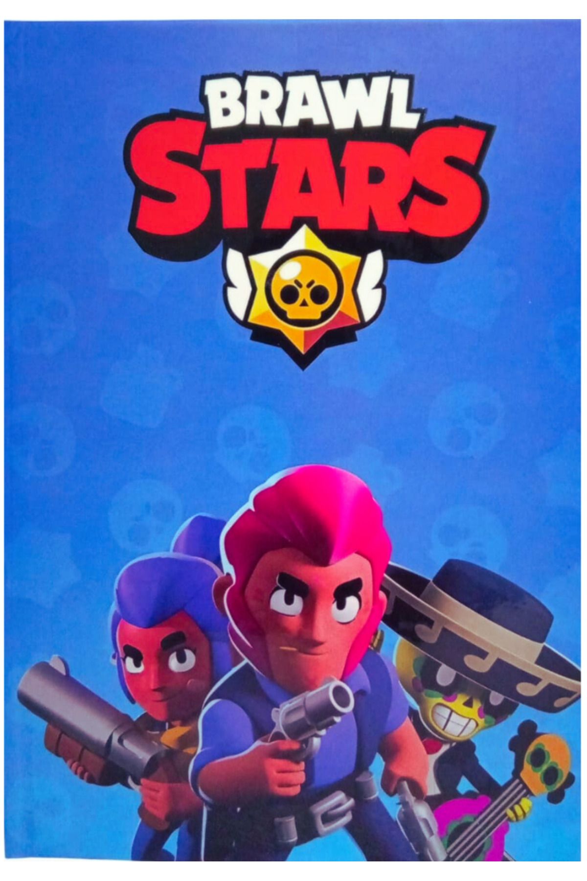 booddie Brawl Stars Temalı Brawl Stars Kalın Kaliteli Parlak Kapak Çizgili Günlük Defter,not Defteri