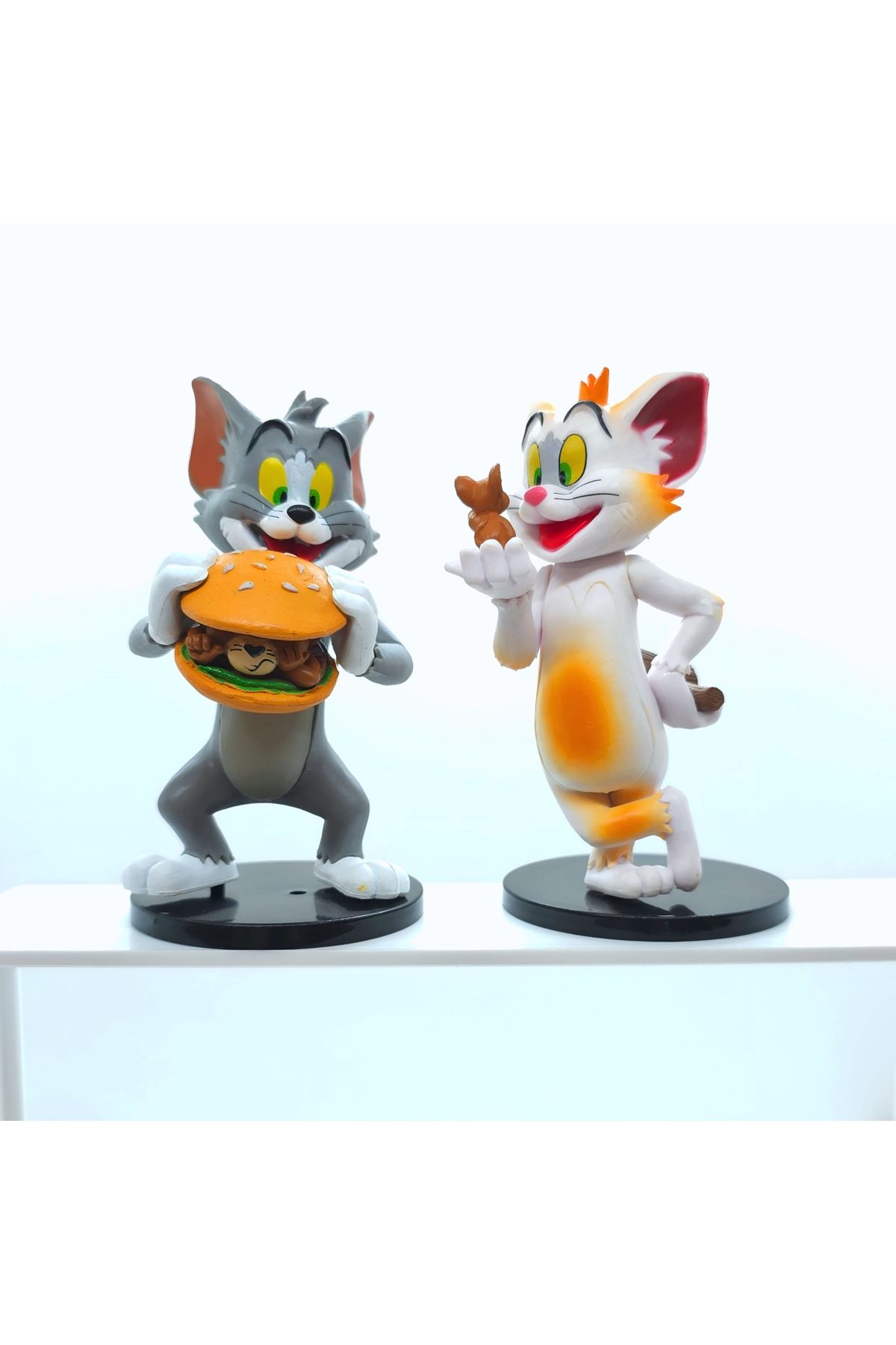 Dek Toy Store Tom ve Jerry Koleksiyonluk Figür Seti - Eğlenceli Tasarımlı 2'li Dekoratif Figür