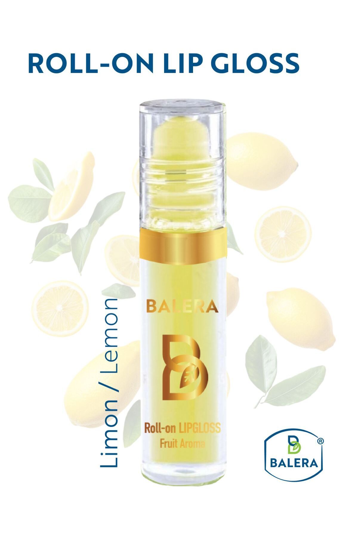 BALERA Roll On Lipgloss - Meyveli Dudak Parlatıcısı - Limon