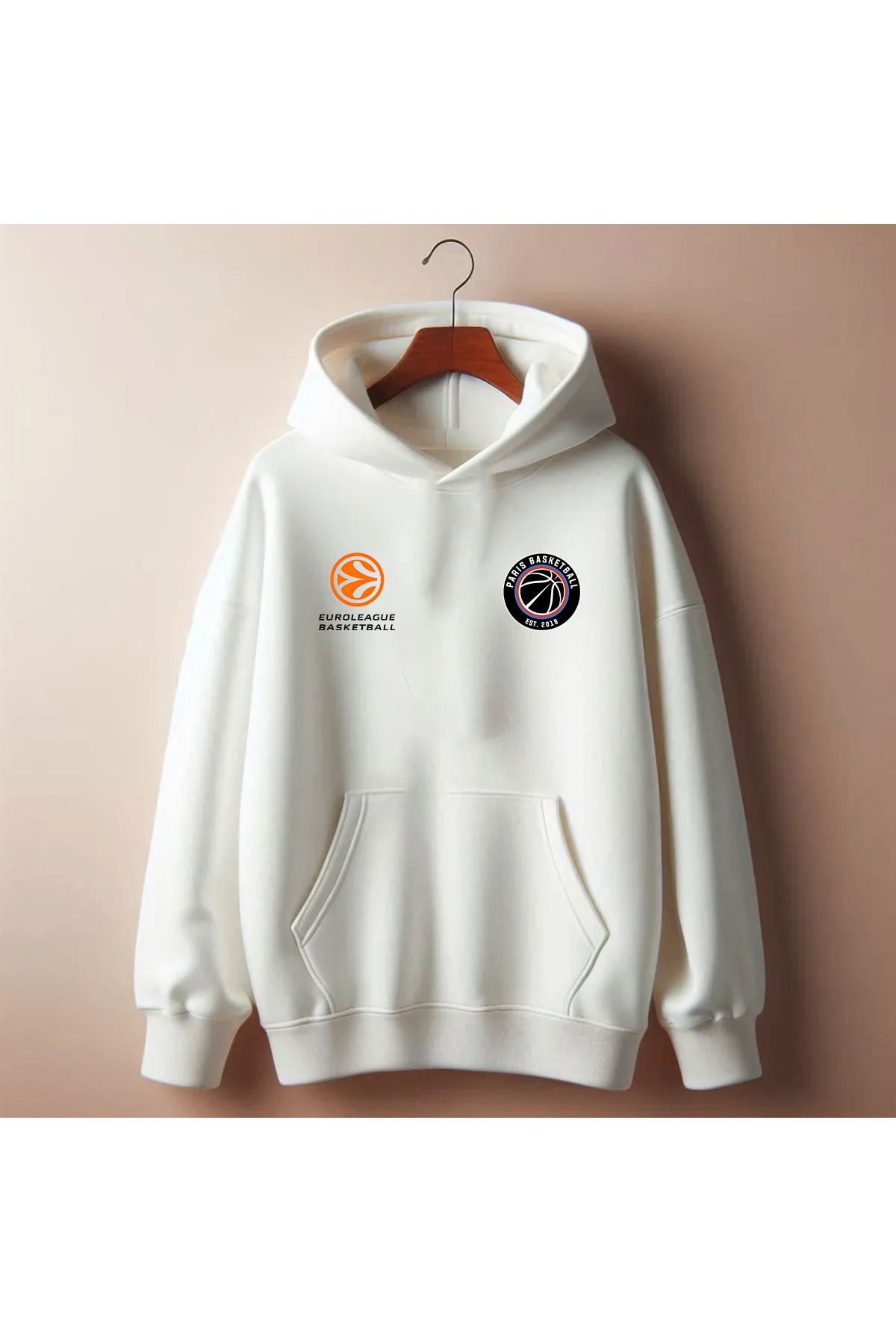 Pisa Art Paris Avrupa Basketbol Özel Tasarım Kapşonlu Sweatshirt