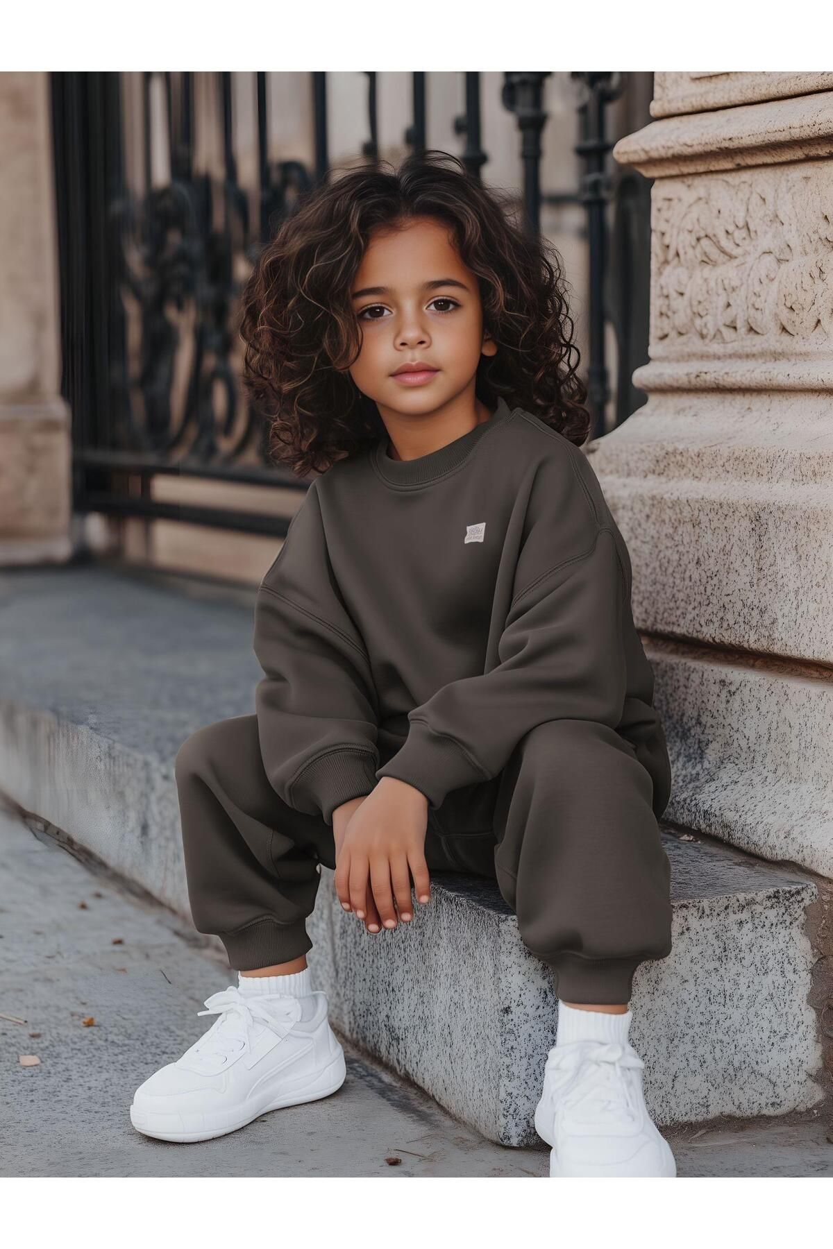 MiaBaby-Crew Neck Tracksuit Set 1