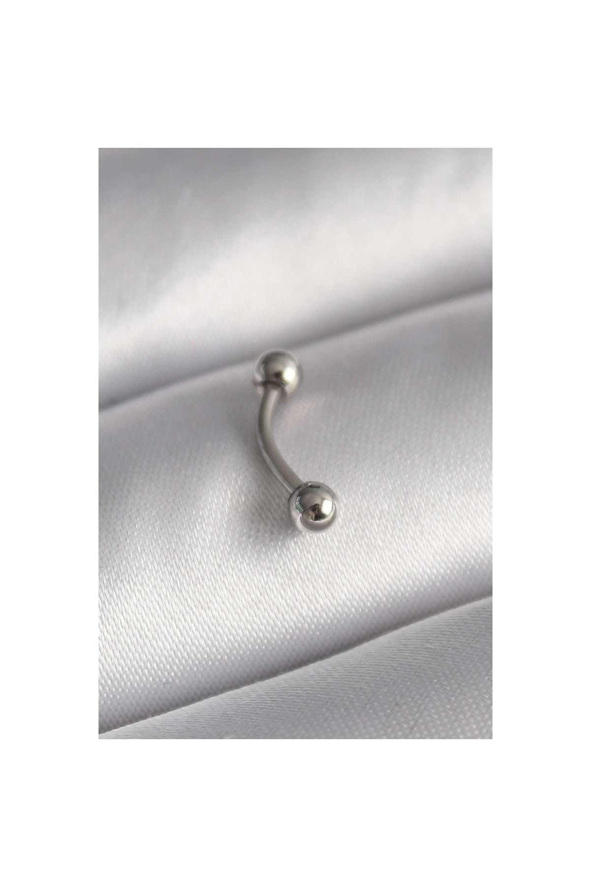 Narnuga 316L Çelik Gümüş Renk Topçuk Model Piercing - TJ-PR1363