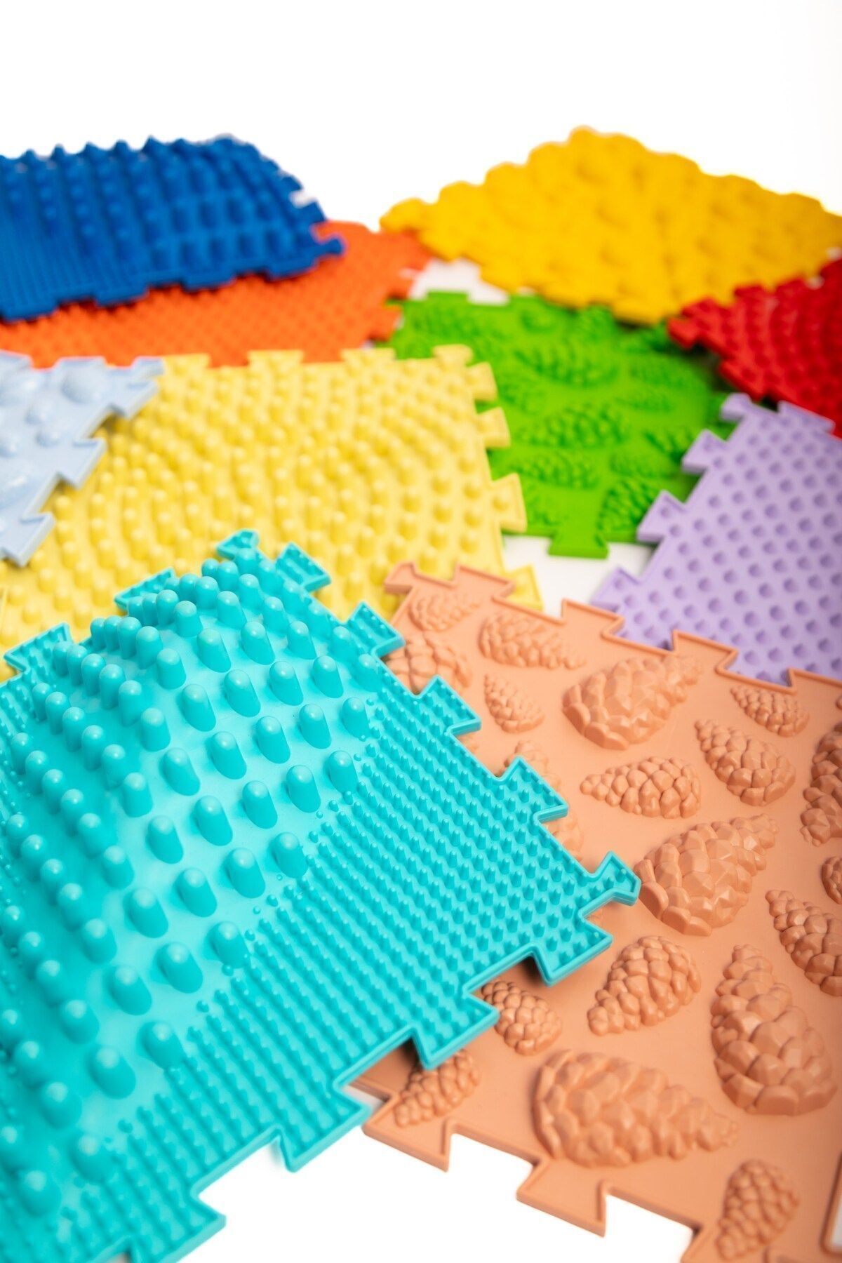 Ortohalı 10 Modüllü Ortopedik Halı Çocuk Duyu Matları Puzzle Çocuk Masaj Halıları Oh102 fotoğrafı 6 (önizleme)