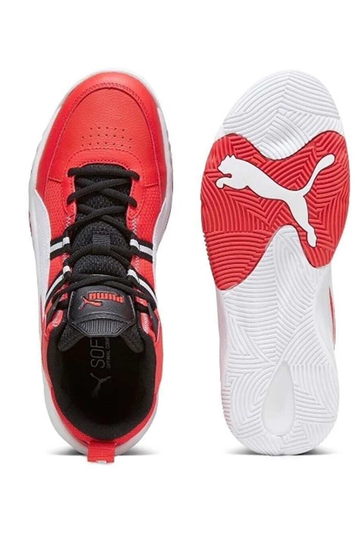 Puma Rebound Future Nextgen 392329-05 Erkek Basketbol Ayakkabısı KIRMIZI görsel 8