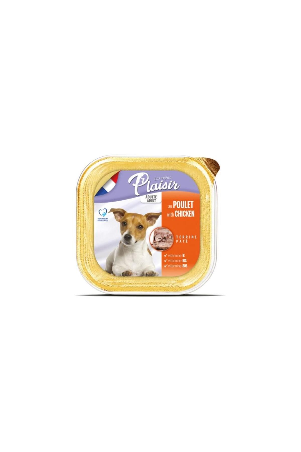 Plaisir Pate Tavuklu Yetişkin Köpek Konservesi 150gr(stt.02/2025) - Petshopundan