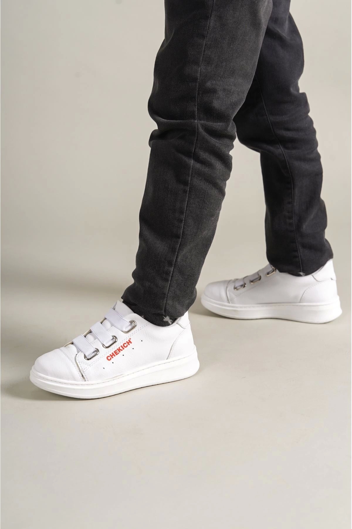 Chekich-Montana White Children's Shoes 2