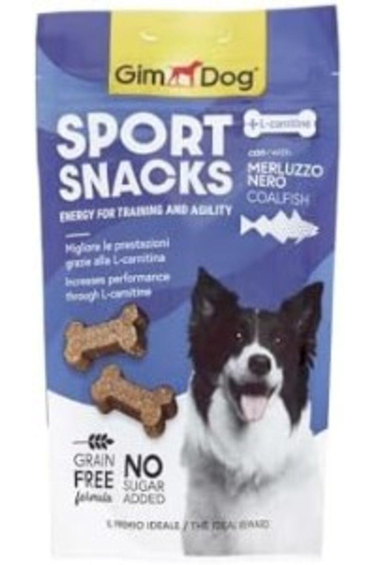 Gimdog Sportsnacks Coalfish - Kömür Balıklı Köpek Ödül Tableti, 60 g