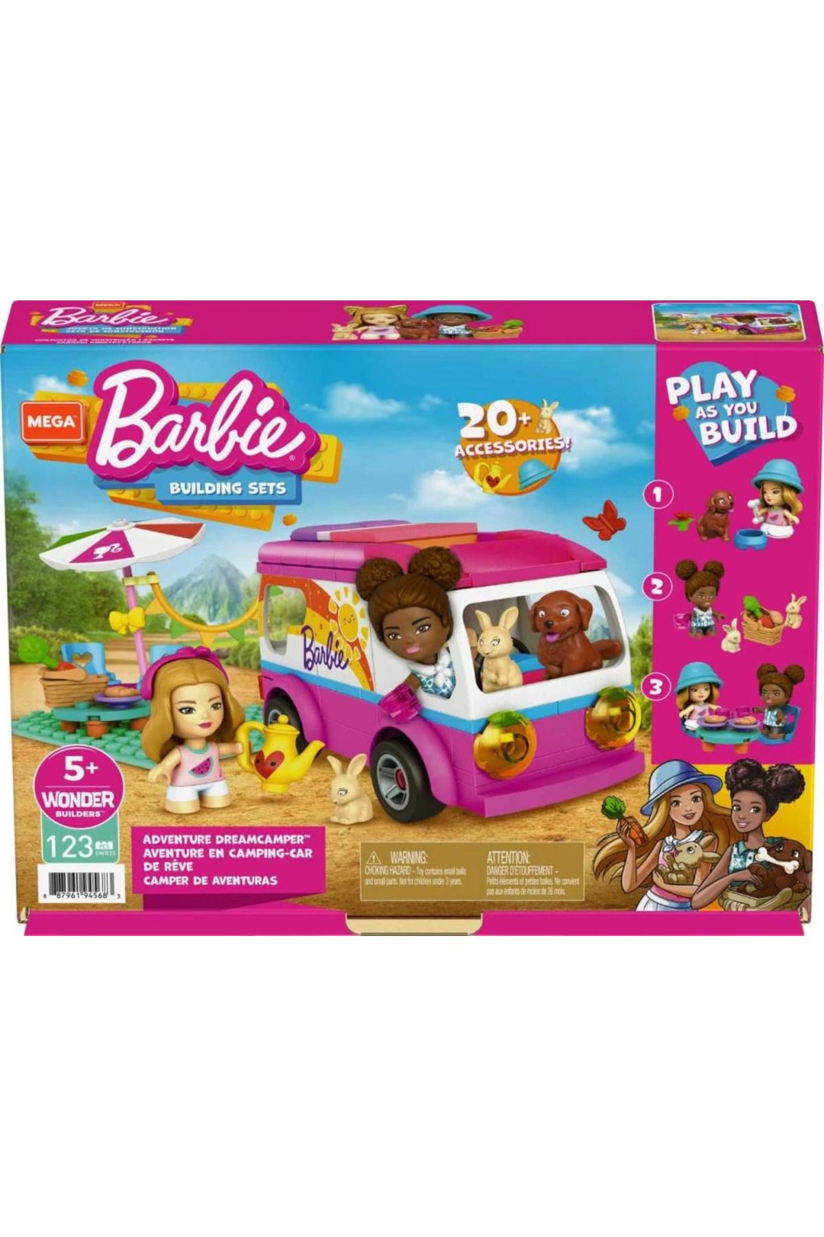 DEPOT GWR35 MEGA™ Barbie®'nin Mega Karavanı 123 parça +5 yaş