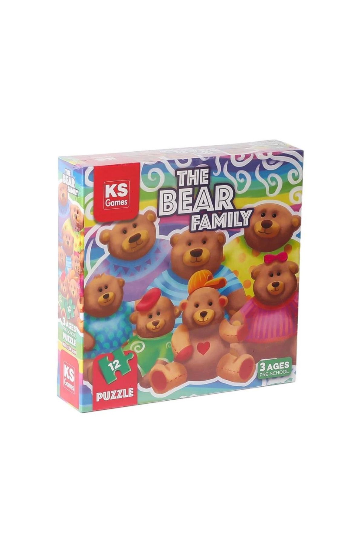 DEPOT Nessiworld PRS 32705 The Bear Family Pre School Puzzle -KSPuzzle