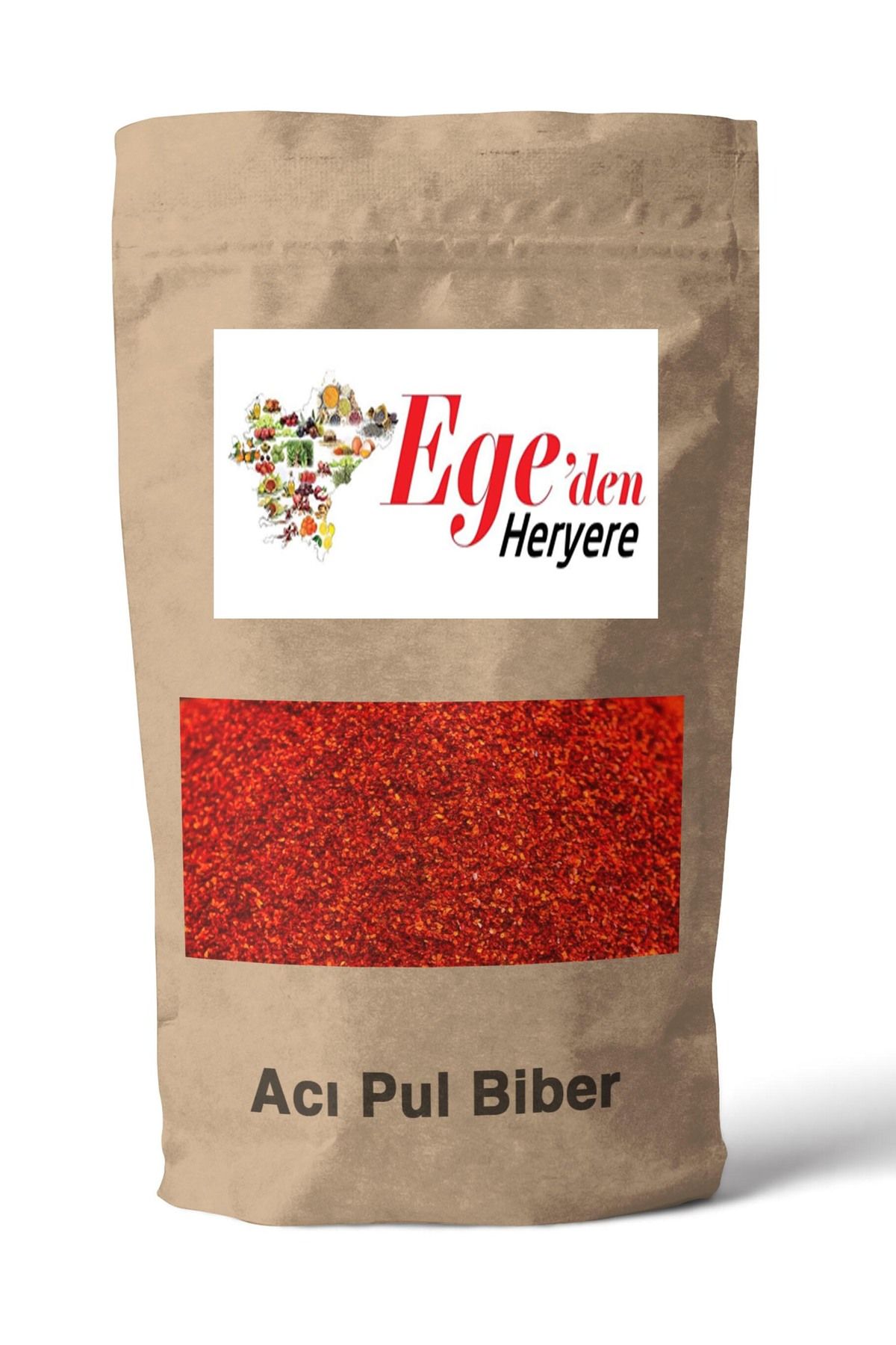 EgedenHerYere Nazilli Yakan Kırmızı Acı Pul 500 gr.